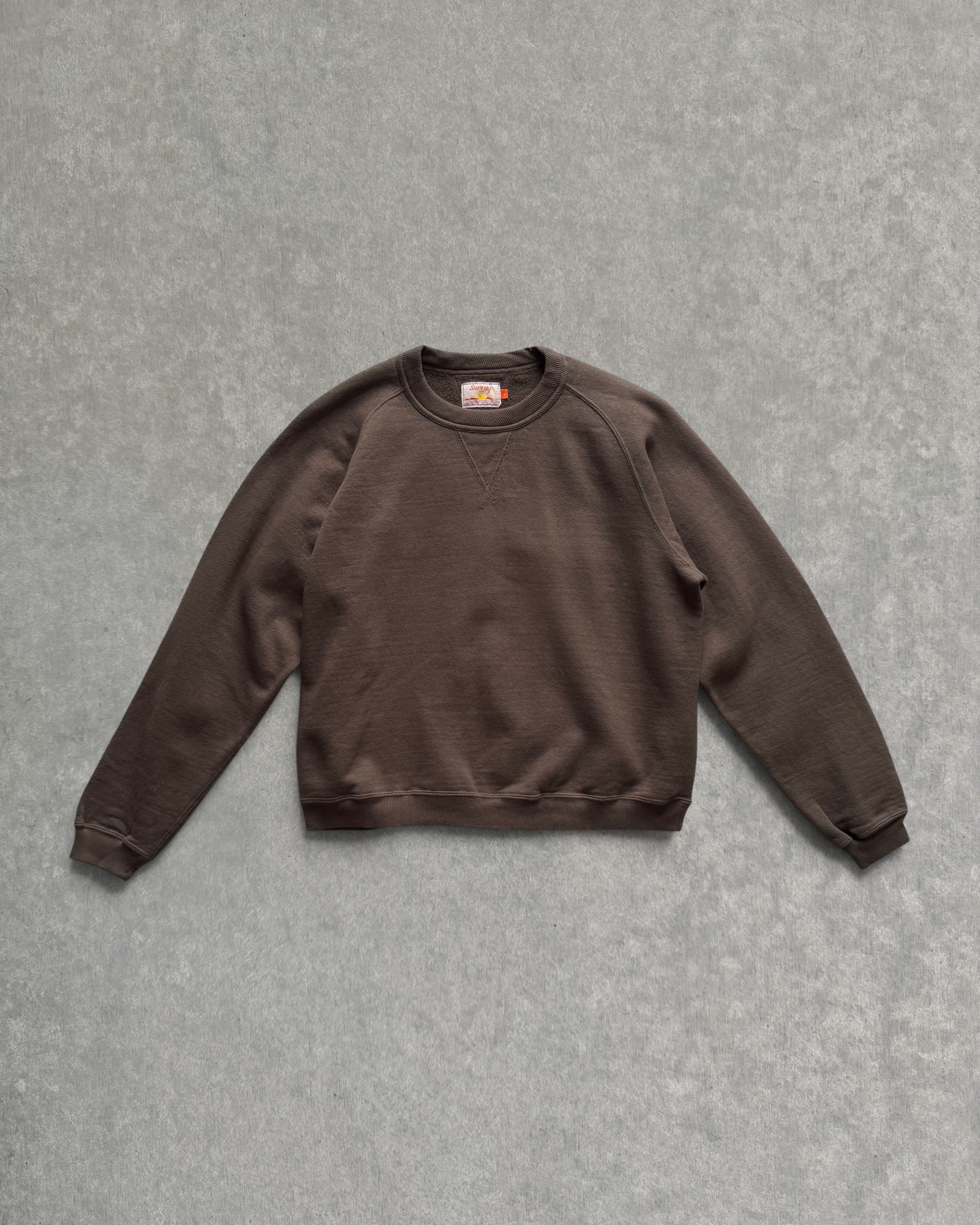 Sunray Spirit : poli'ahu crew neck sweatshirt in turkish coffee