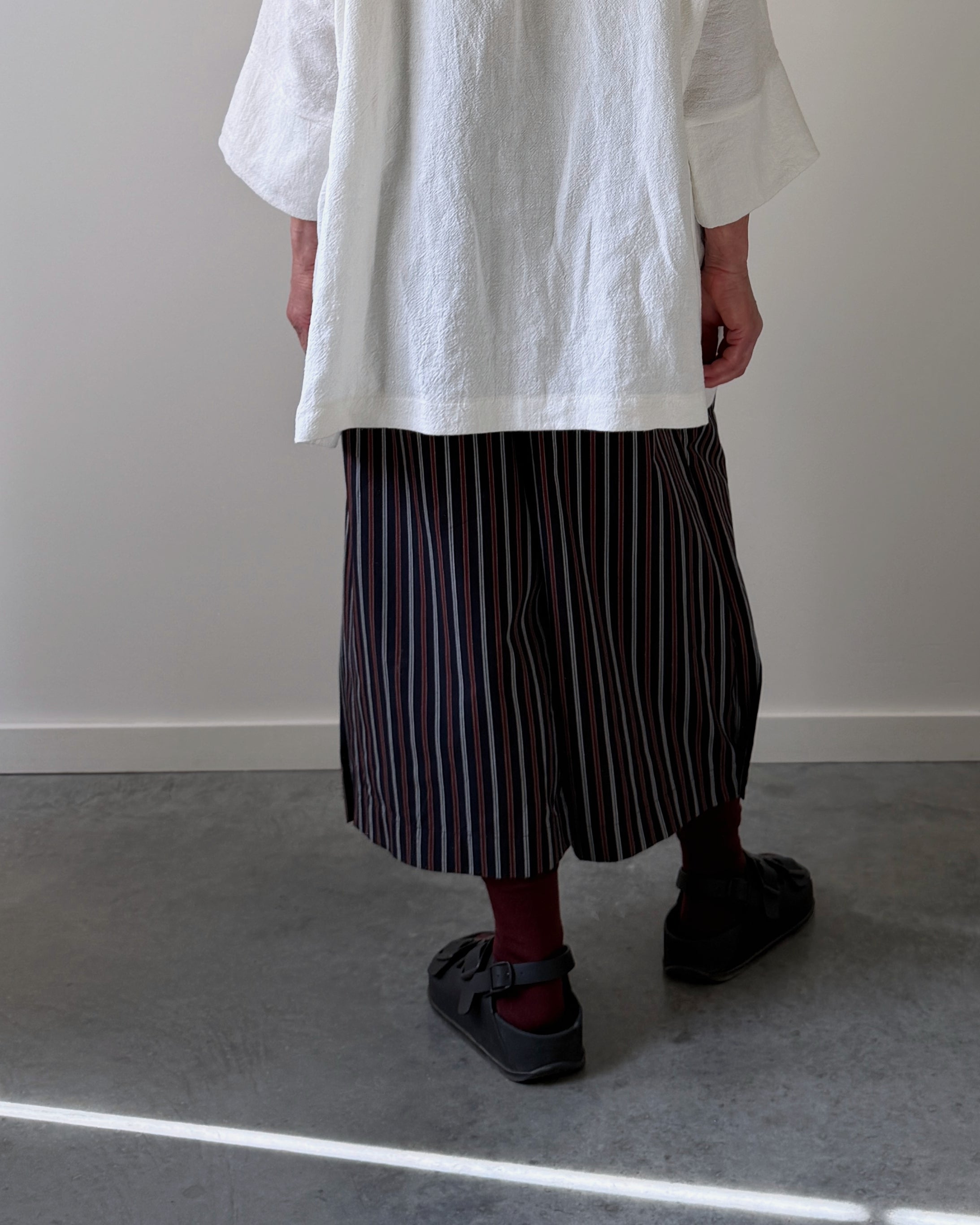 LJ struthers : striped cotton pants