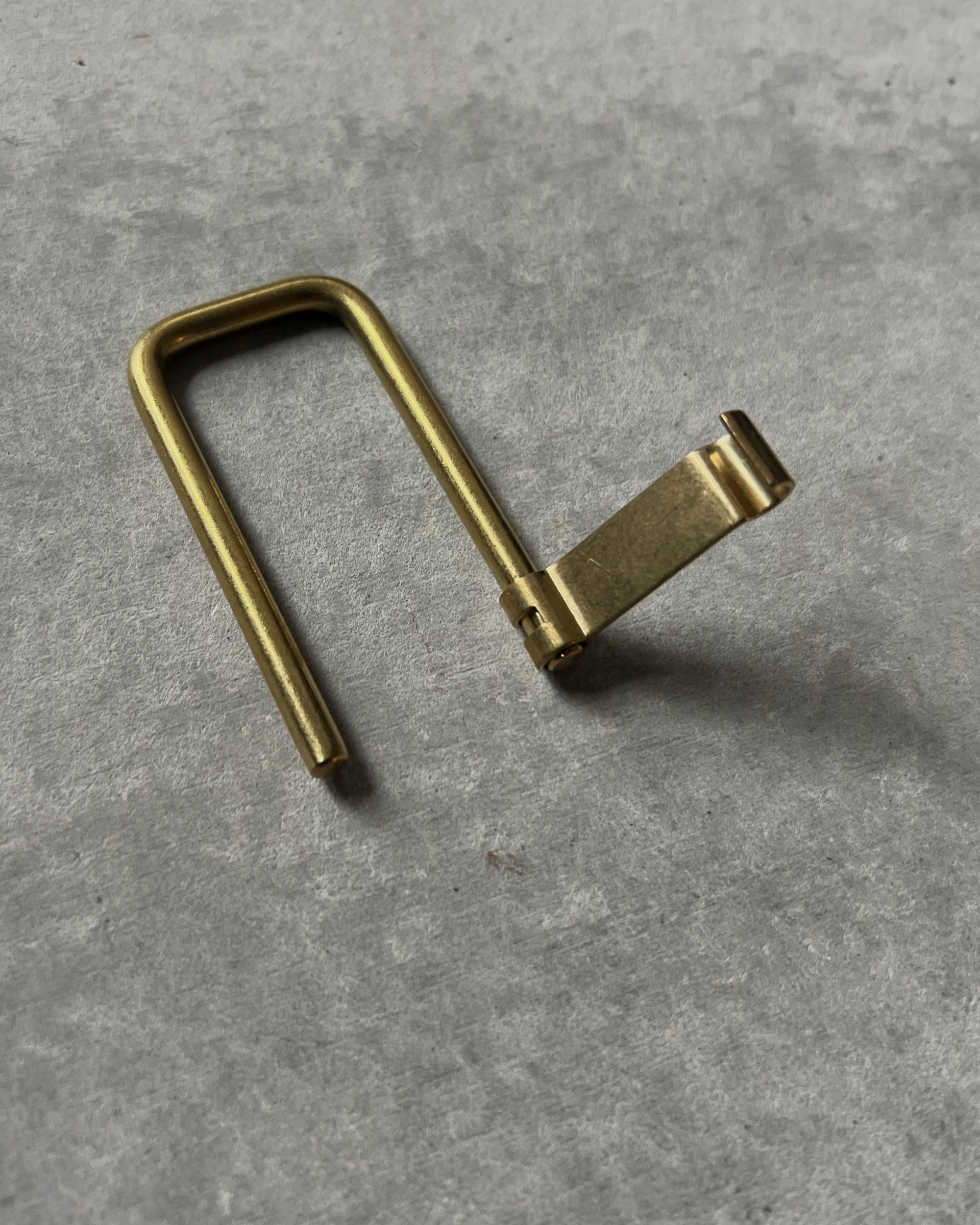 Kobashi Studio : brass rectangle key ring