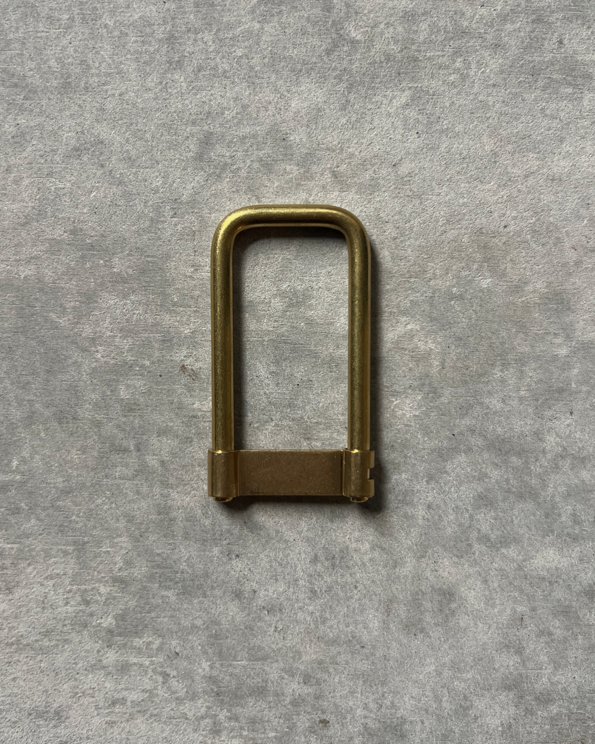 Kobashi Studio : brass rectangle key ring
