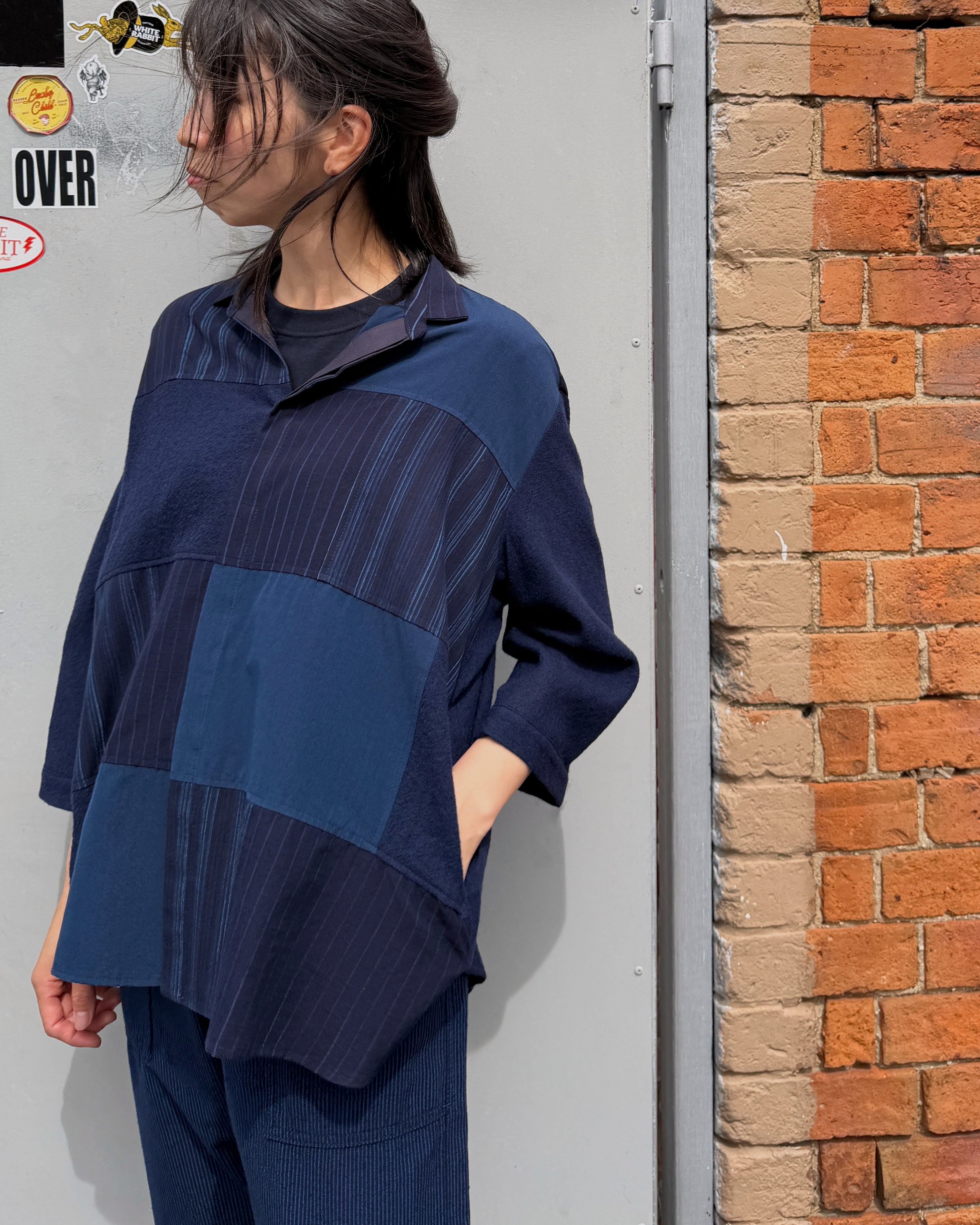 Kasuri : indigo jacket