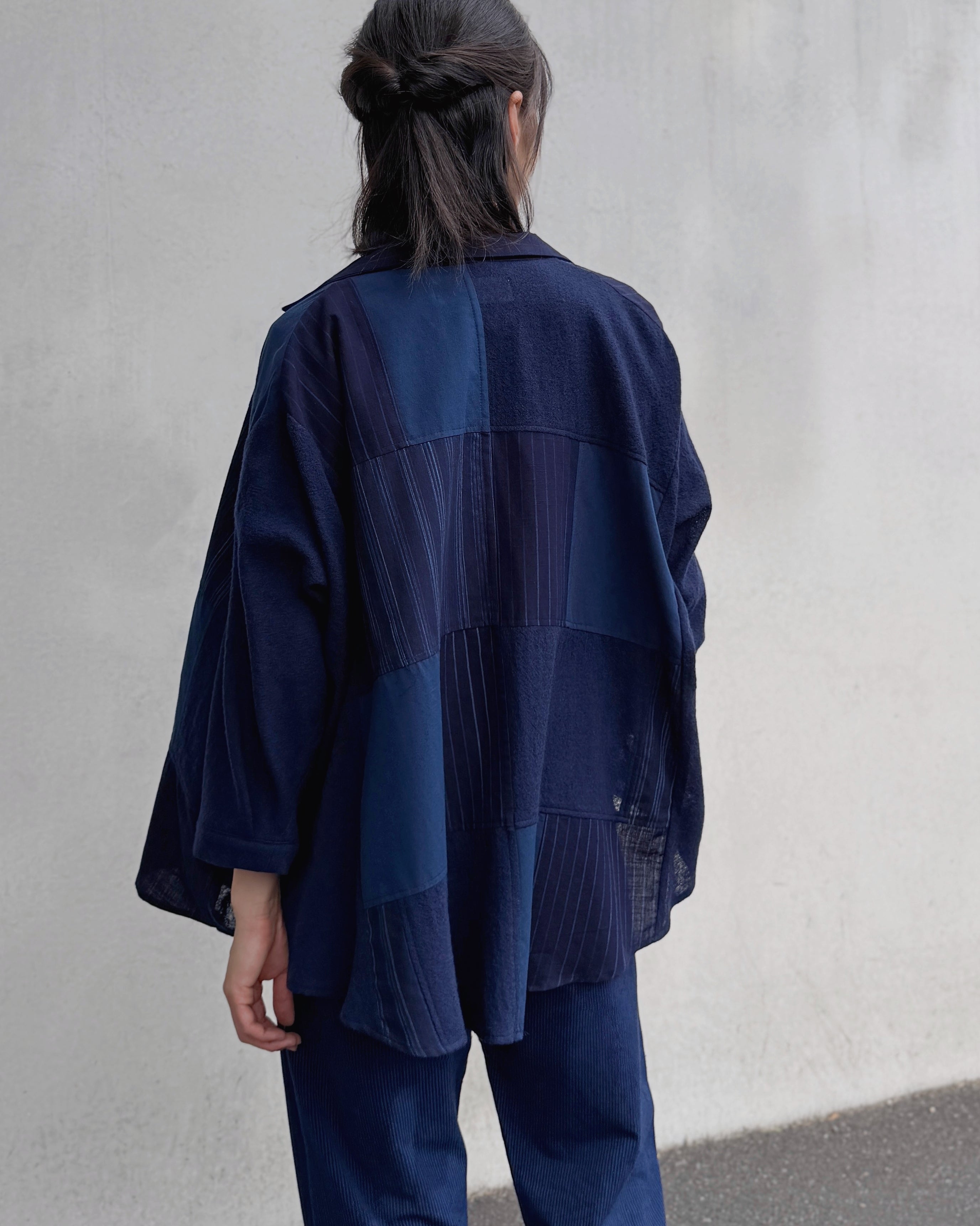 Kasuri : indigo jacket