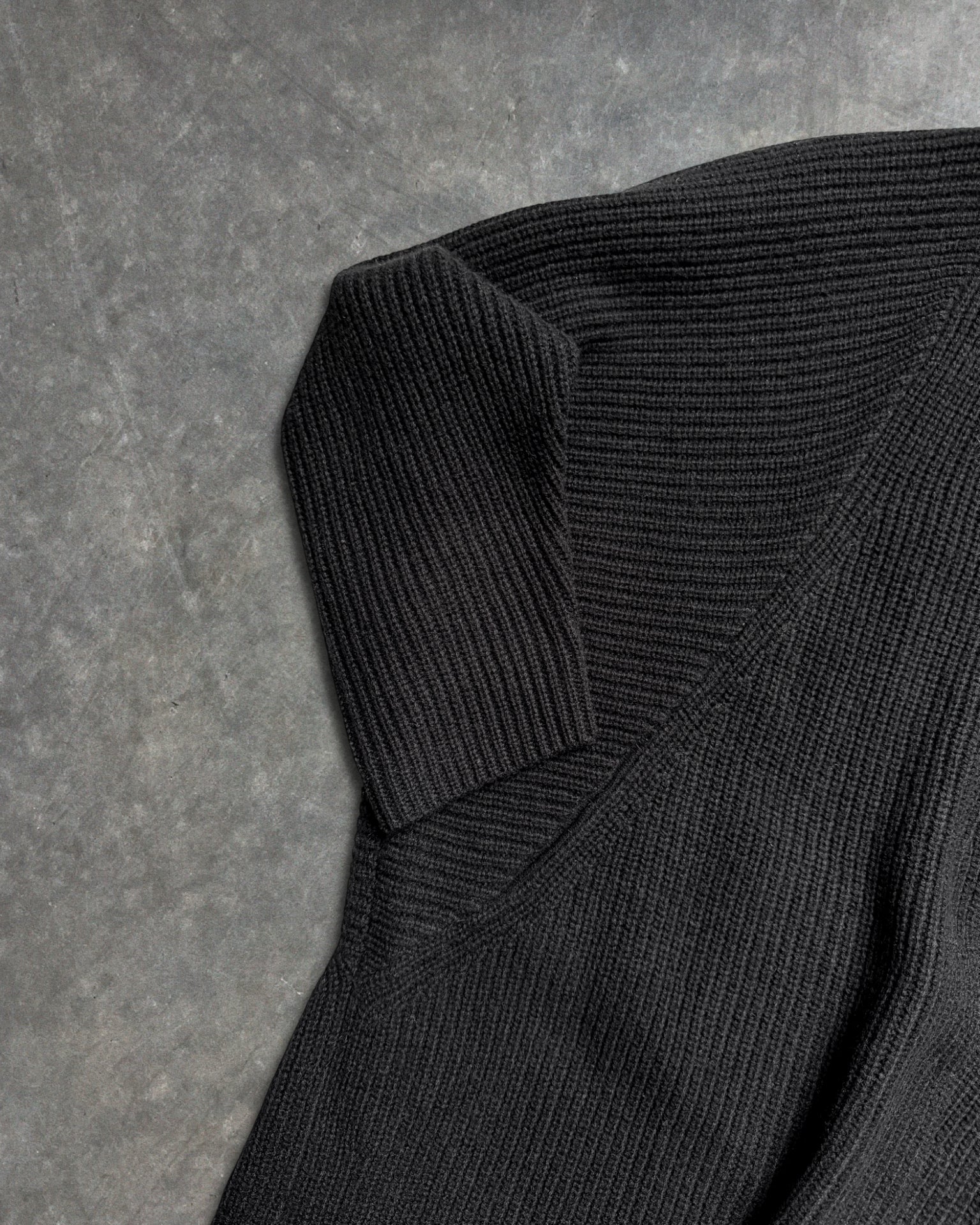 cashmerism : opulence coat in black