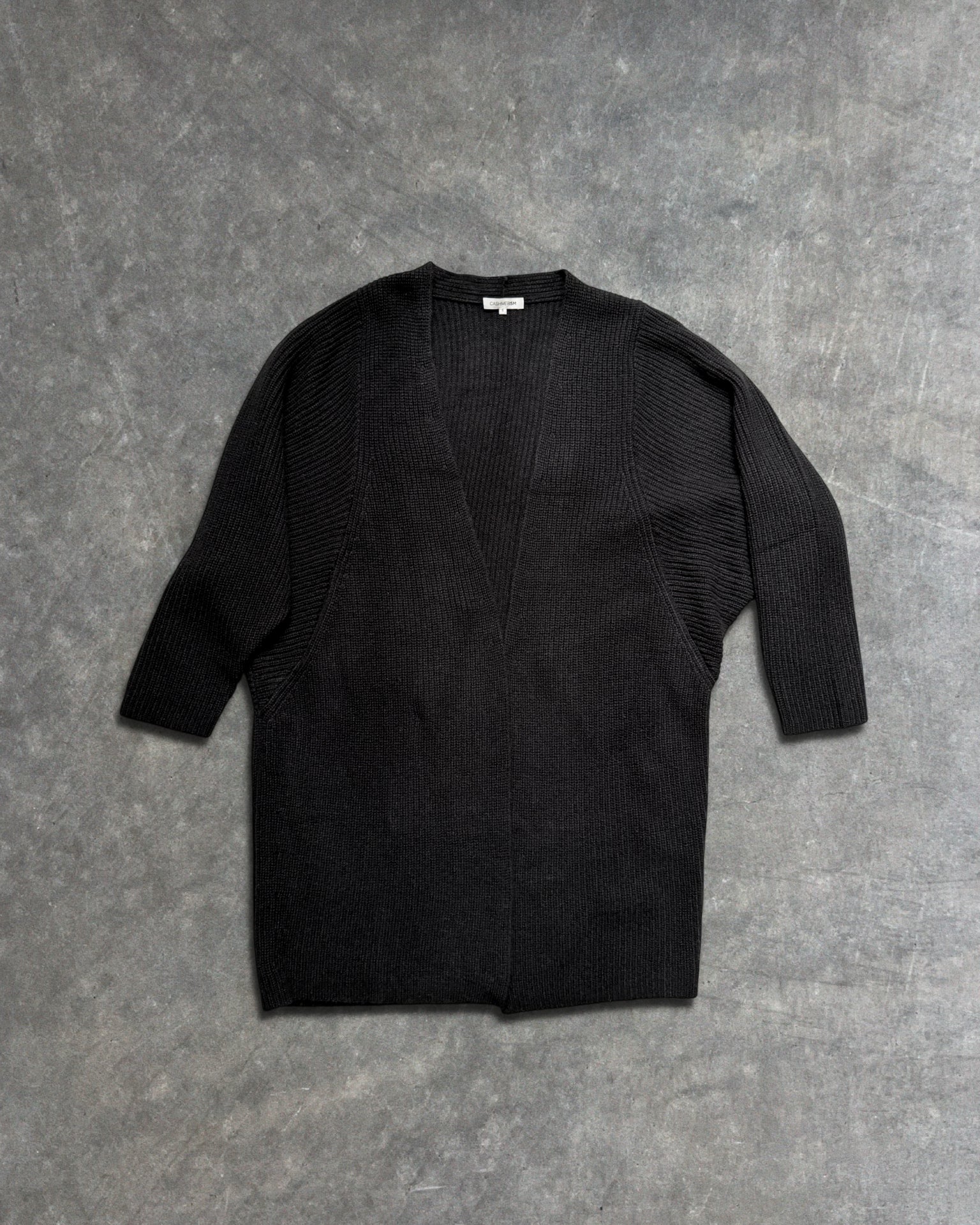 cashmerism : opulence coat in black