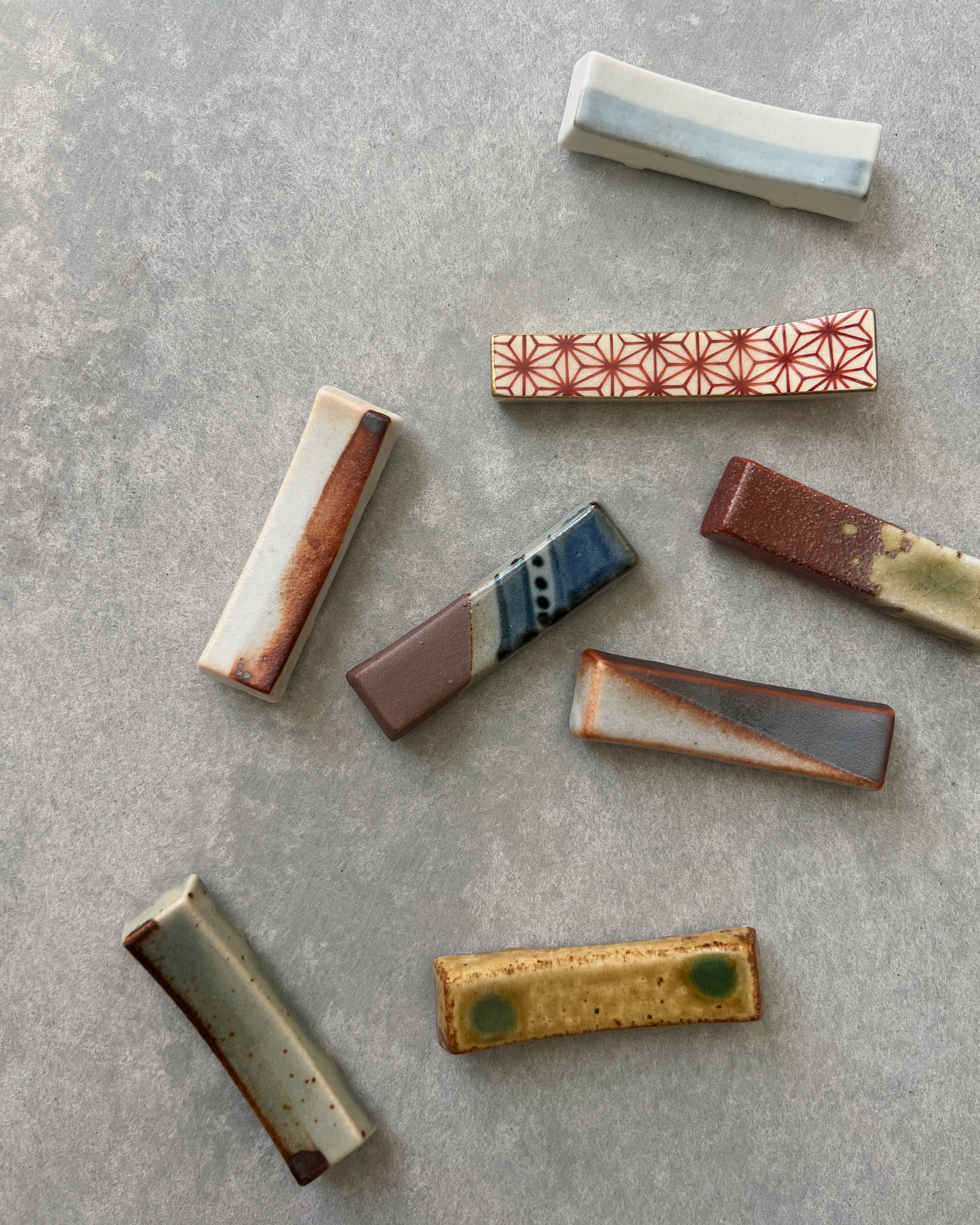 Mino Ware : chopstick rest