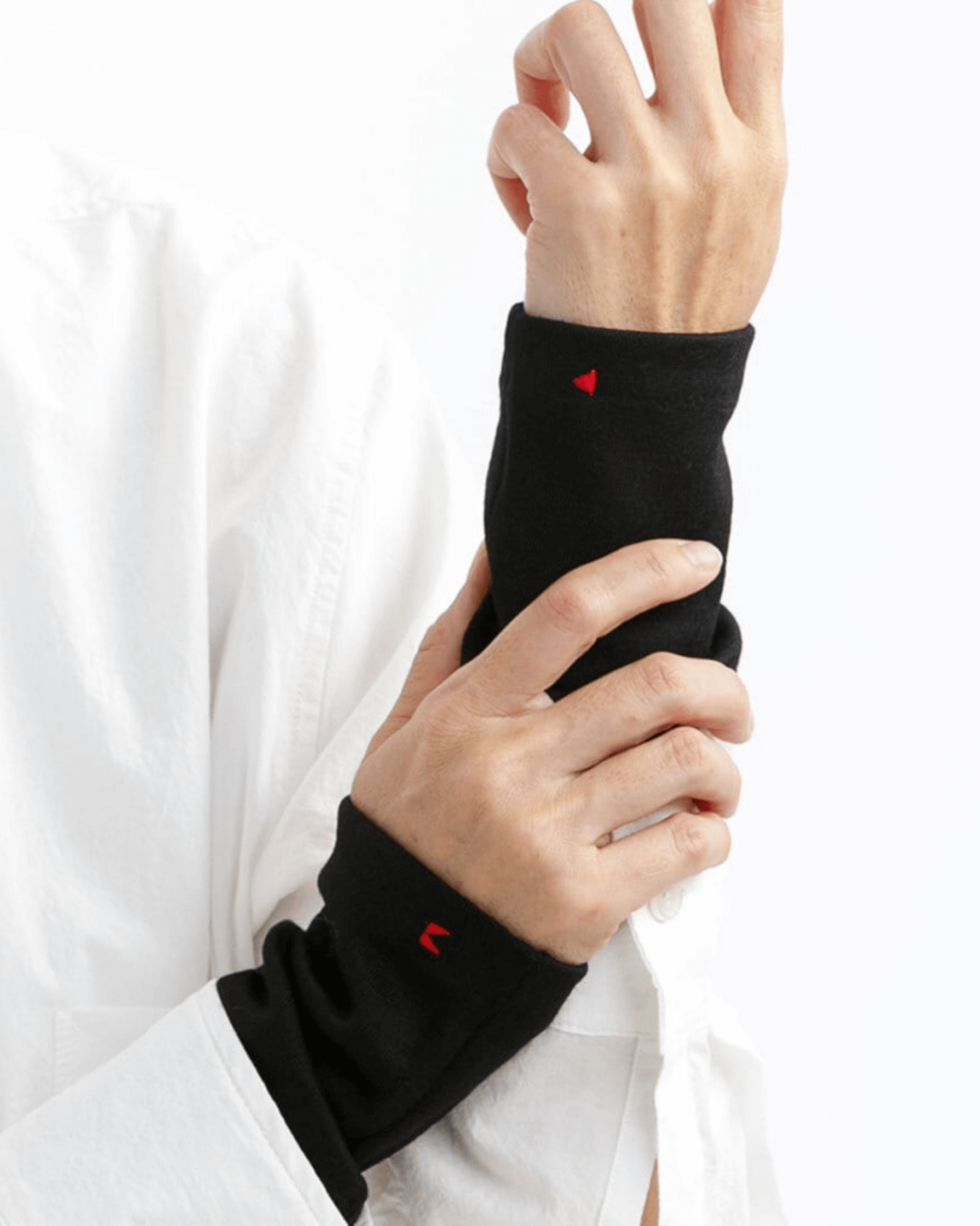 wool wrist warmers, made in japan for the maker hobart