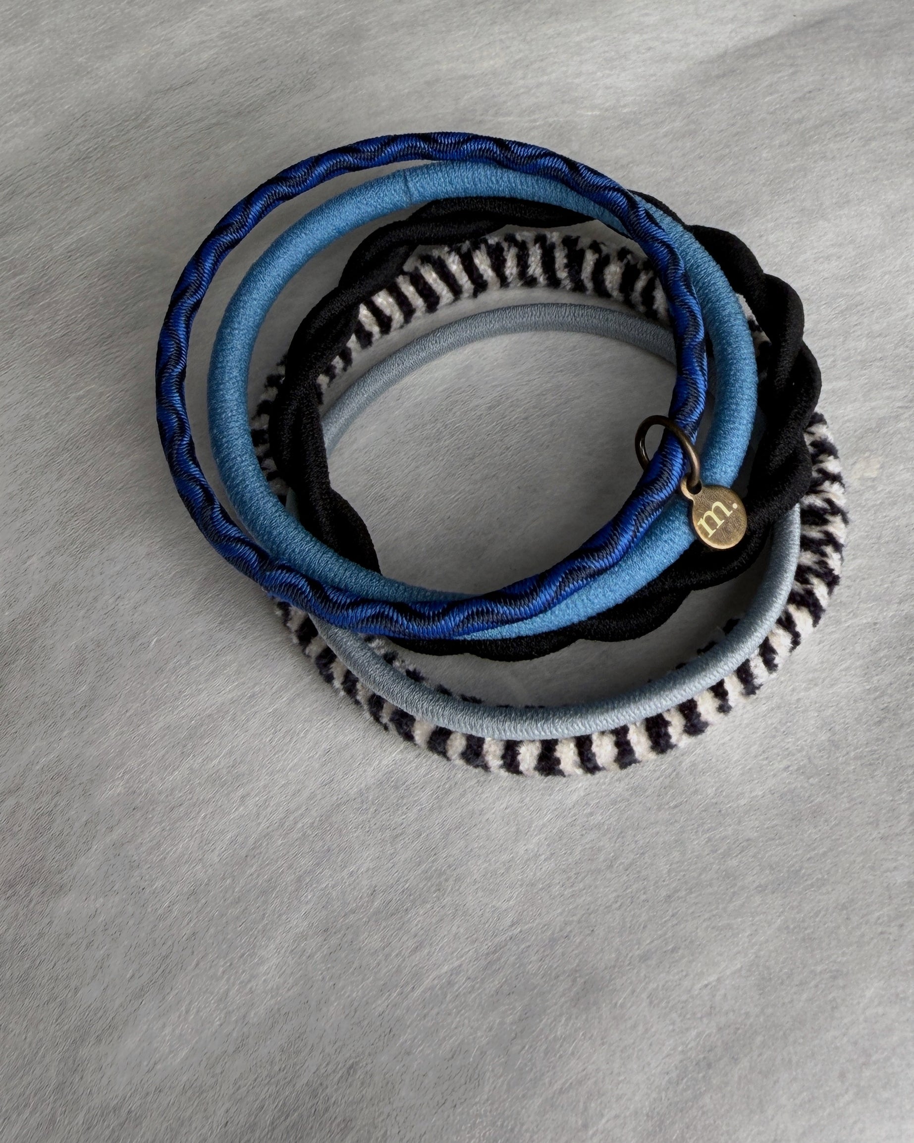 'm' for the maker : hair tie set - aoiro