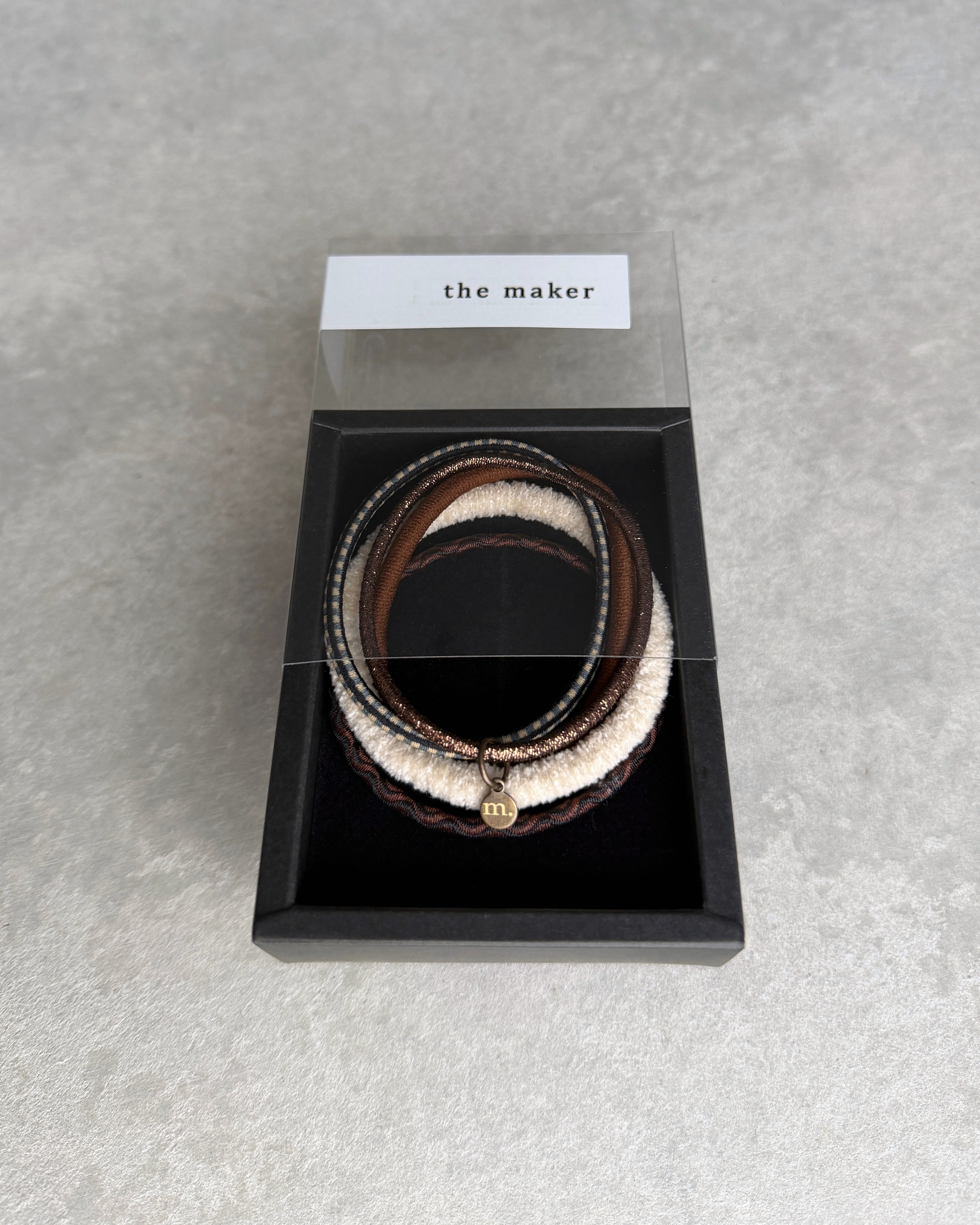 'm' for the maker : hair tie set - chairo