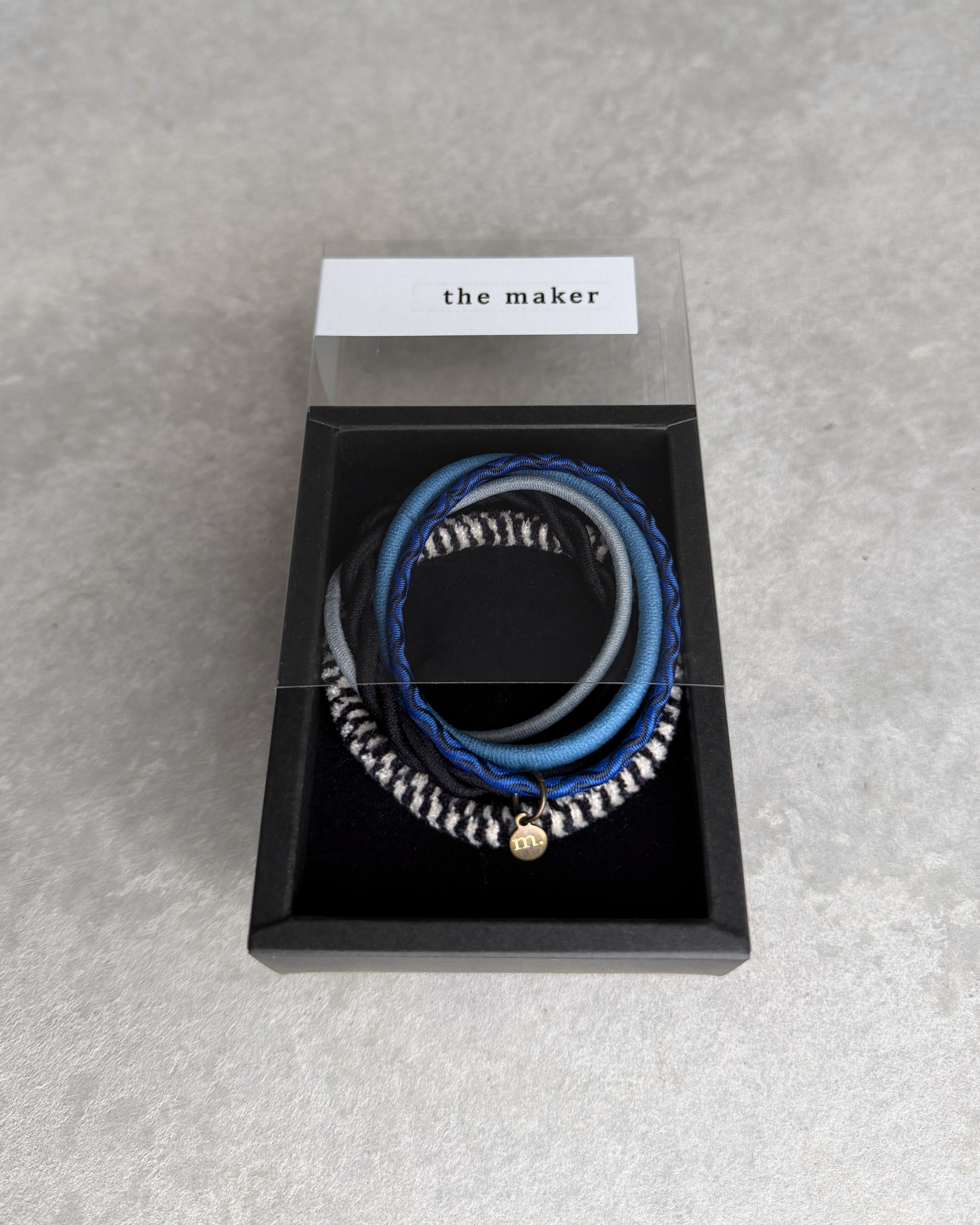 'm' for the maker : hair tie set - aoiro