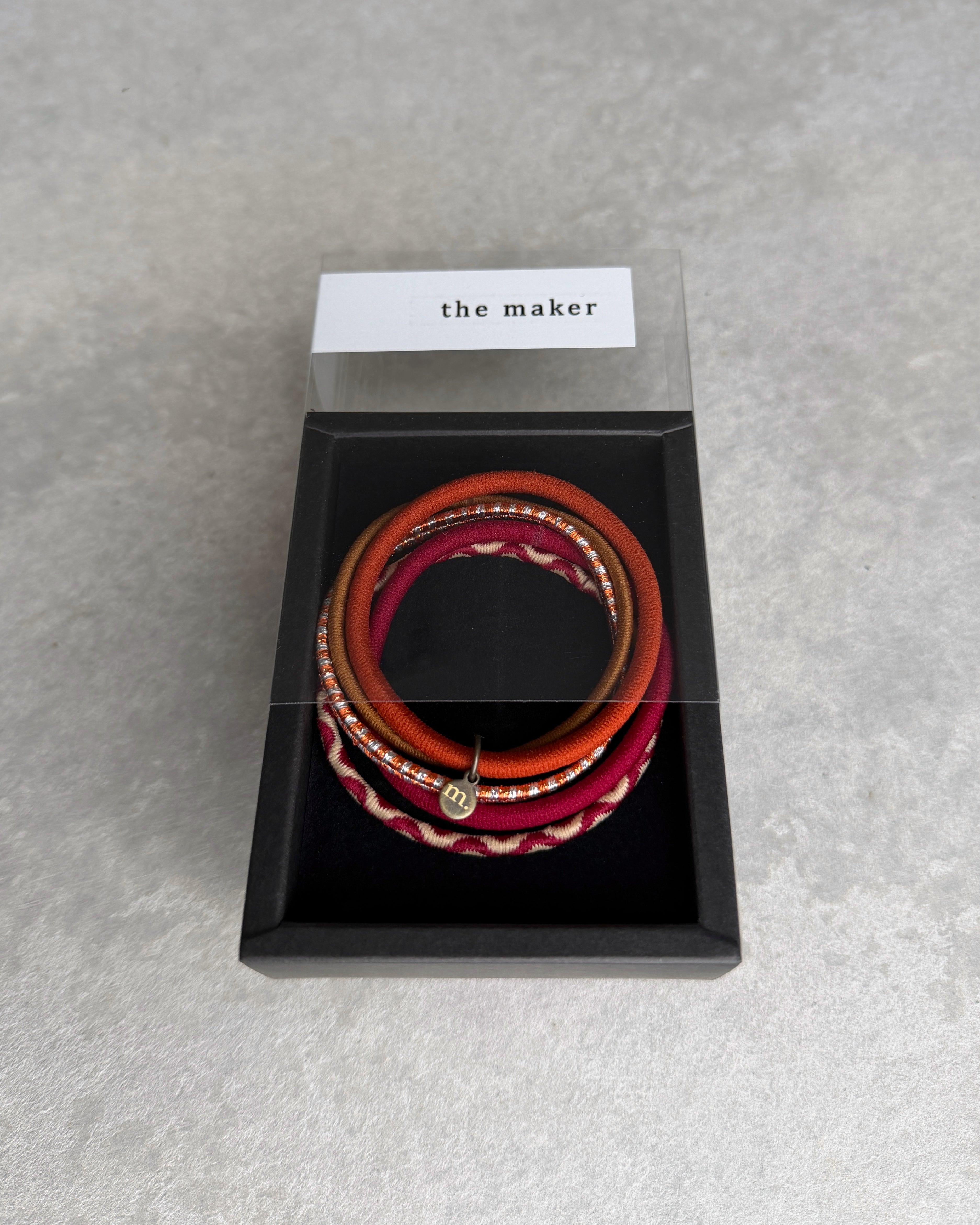 'm' for the maker : hair tie set - enjiiro