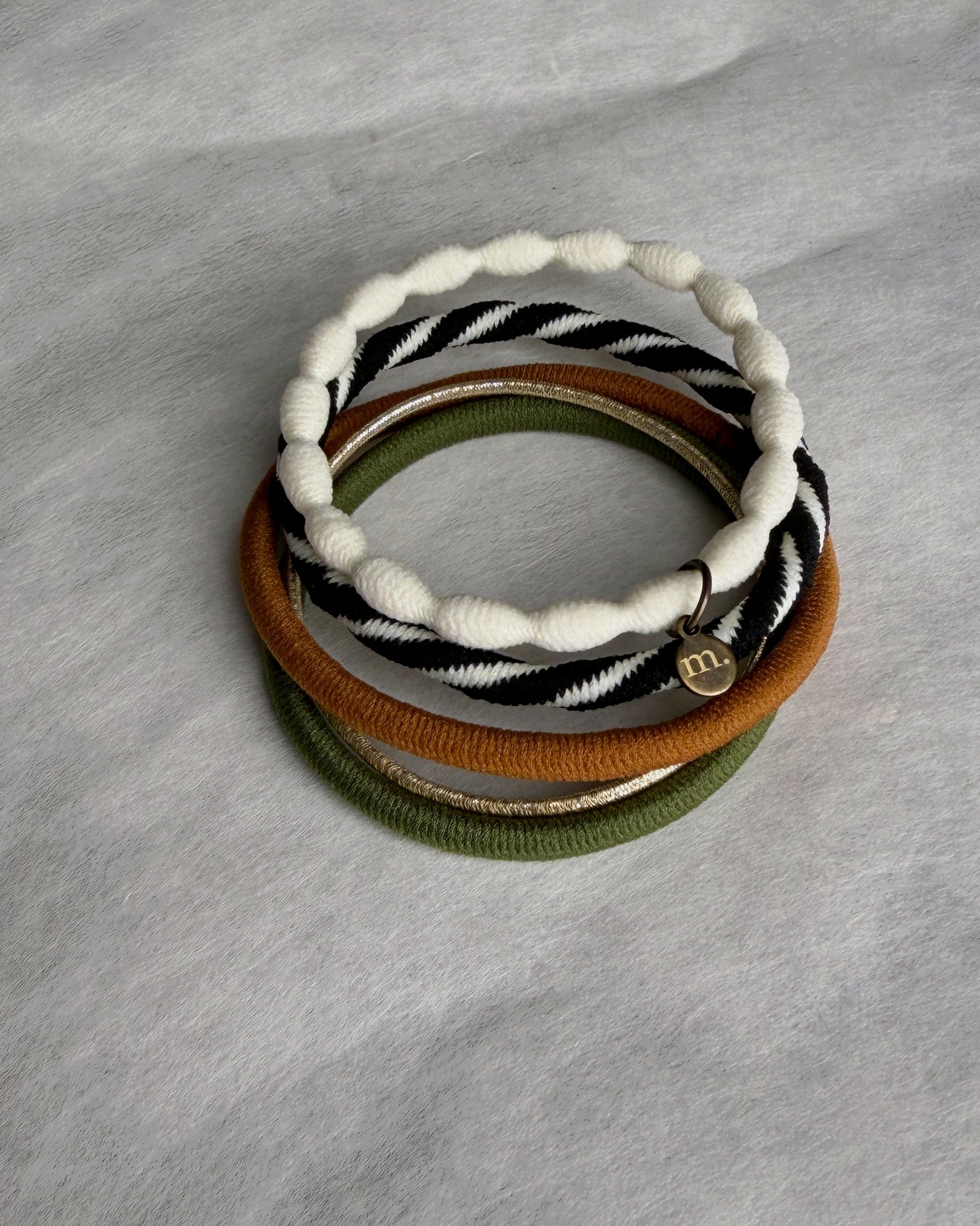 'm' for the maker : hair tie set - tokiwairo
