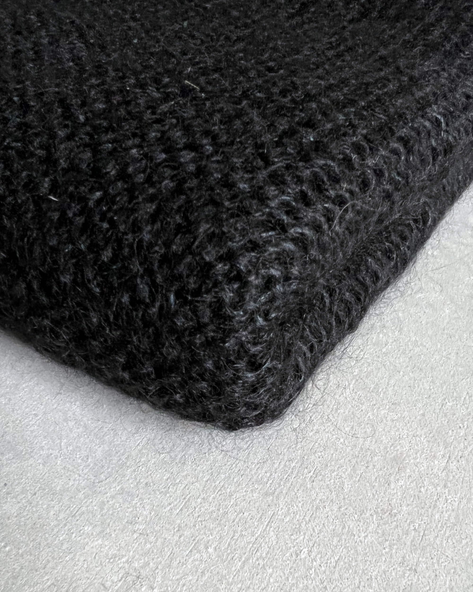 karakoram : alpaca mohair scarf in carbon