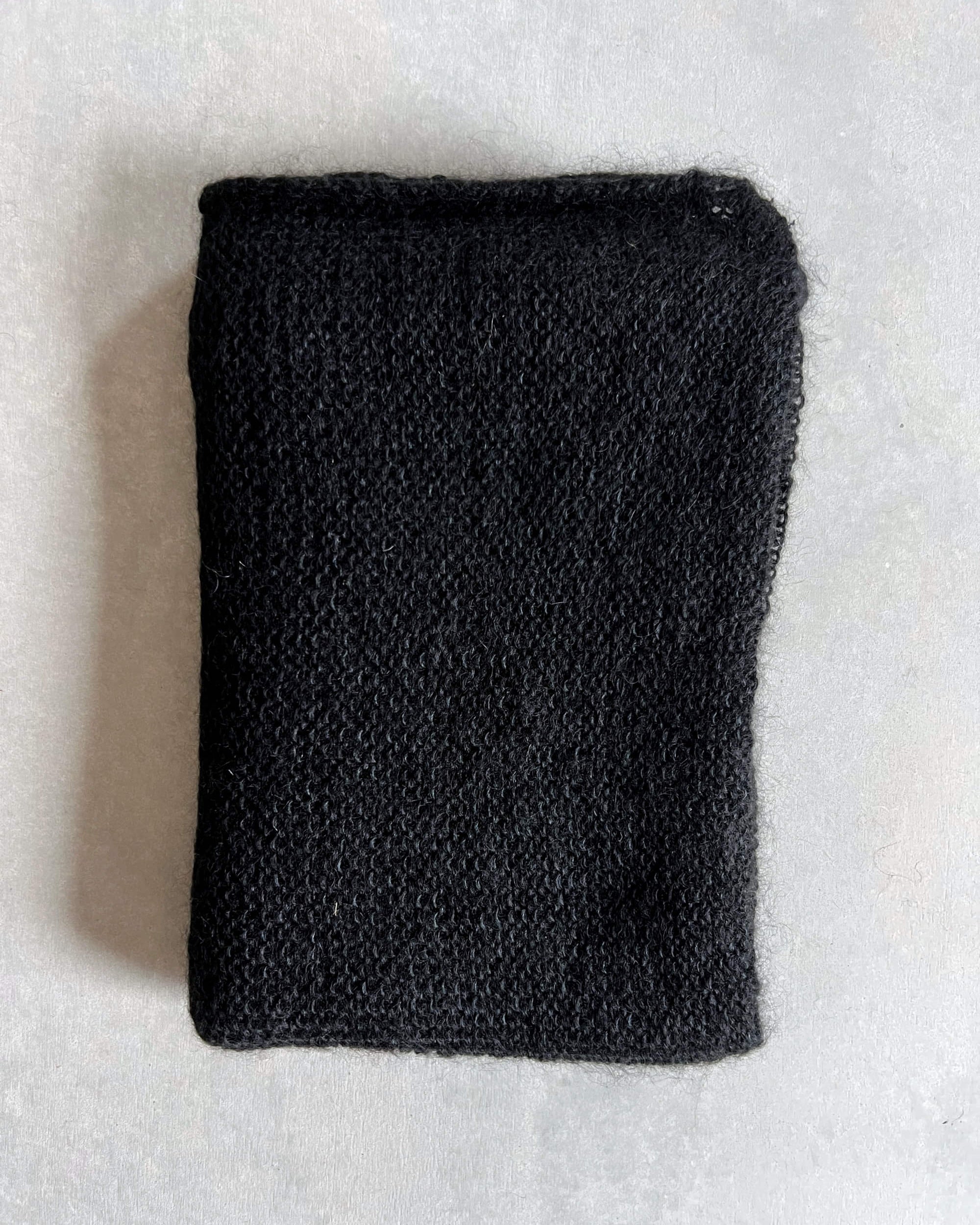 karakoram : alpaca mohair scarf in carbon