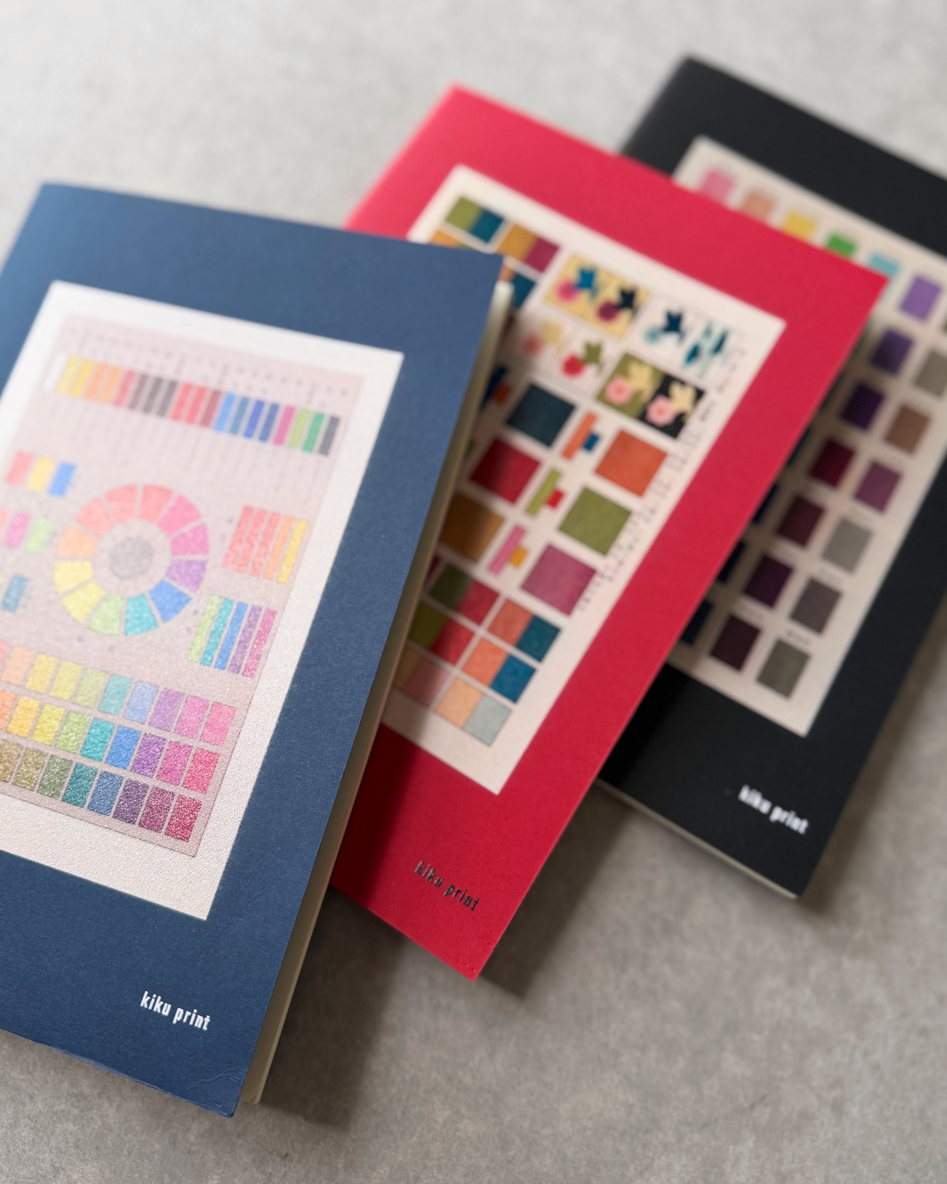 kiku print : A5 notebook - colour chart #2