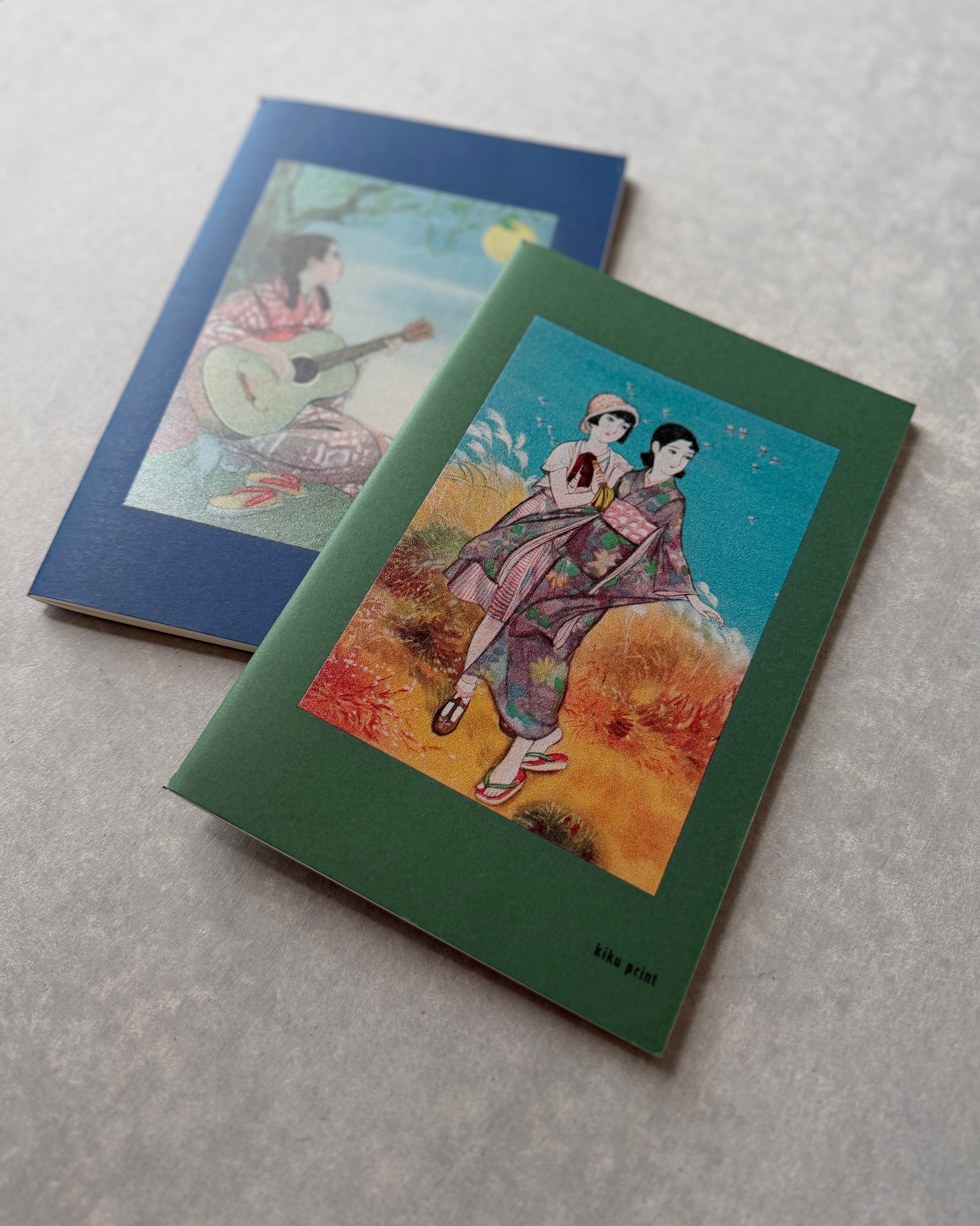 kiku print : A5 notebook - Natsu + Mai