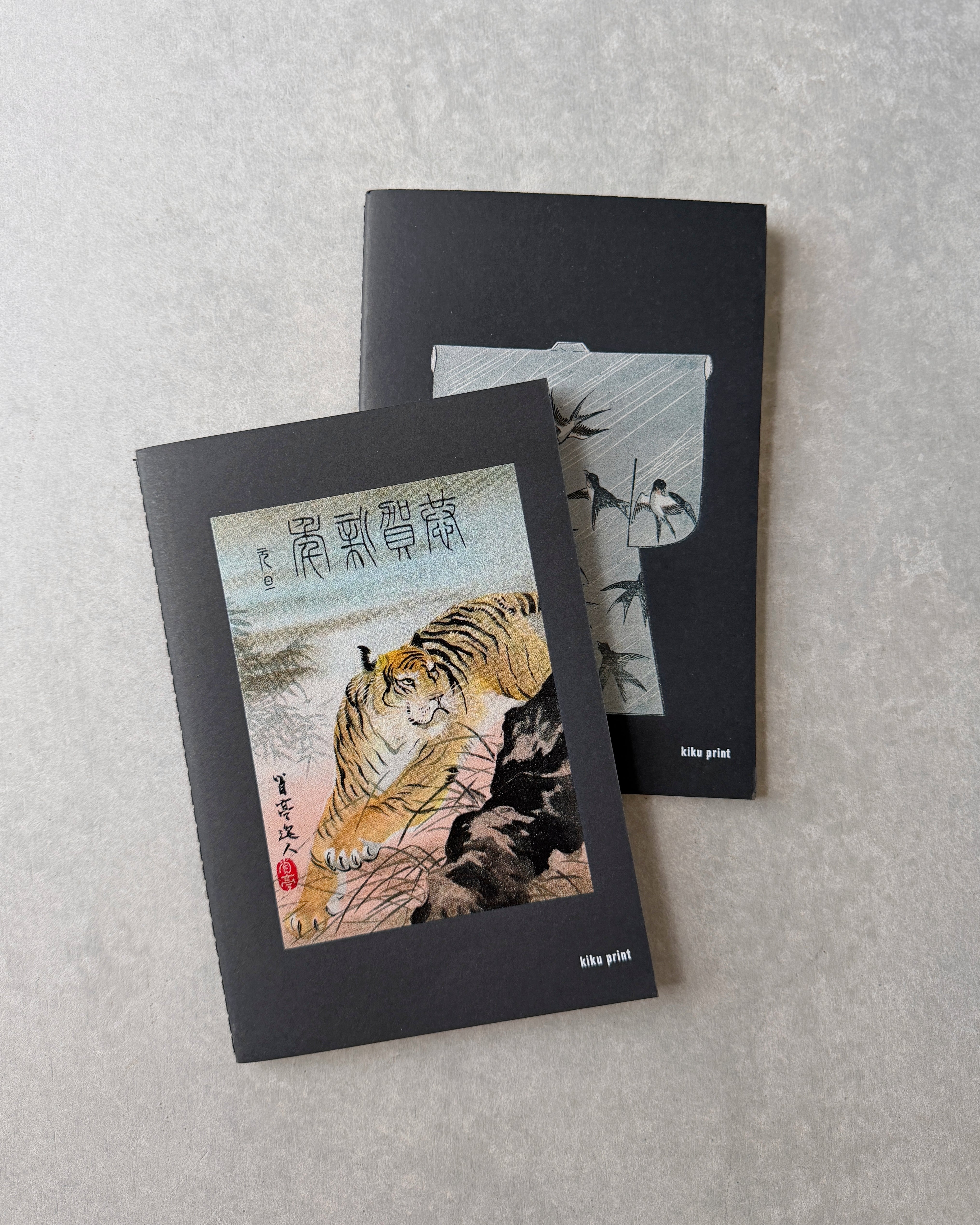 kiku print : A5 notebook - tsubame