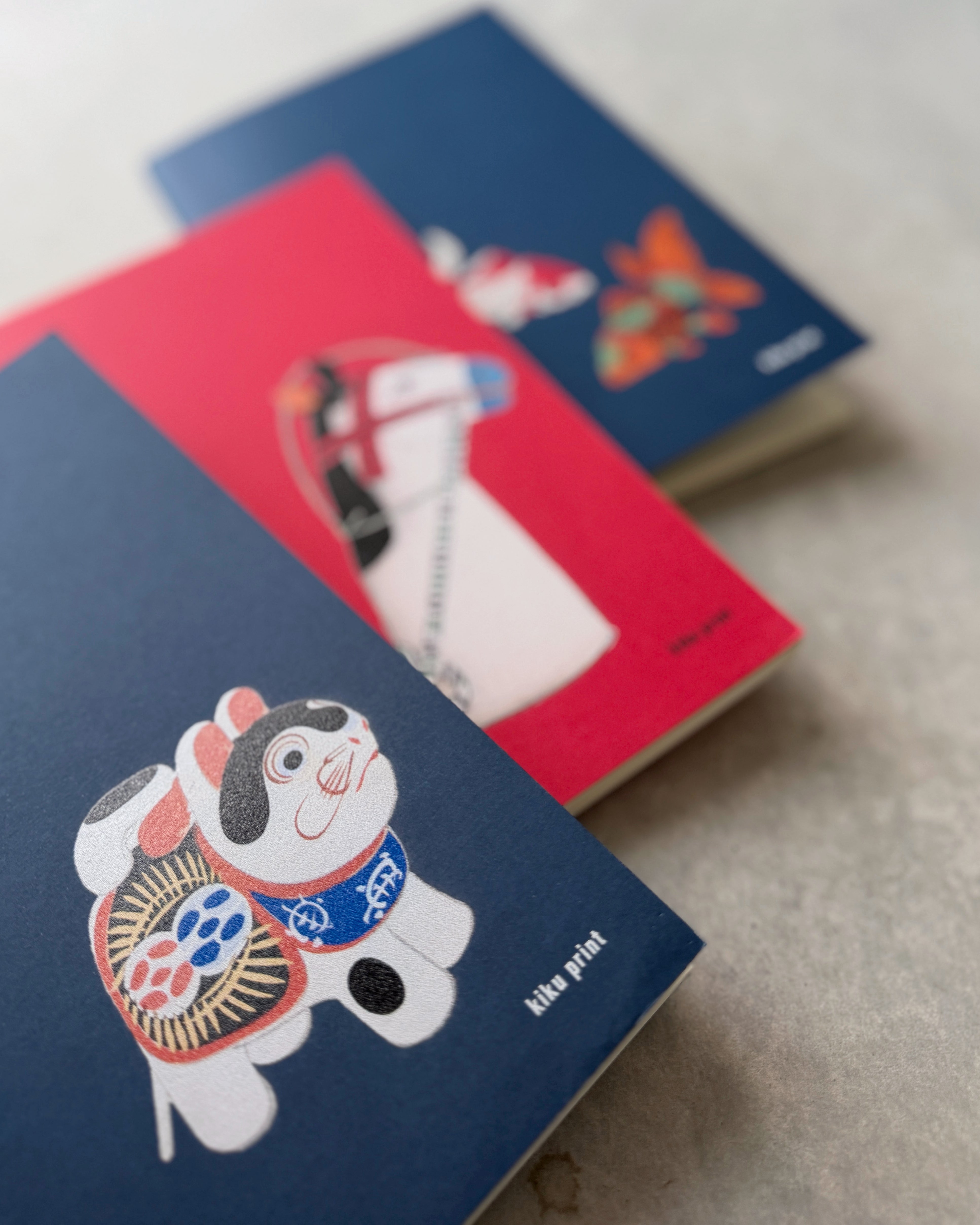 kiku print : A5 notebook - shiro uma