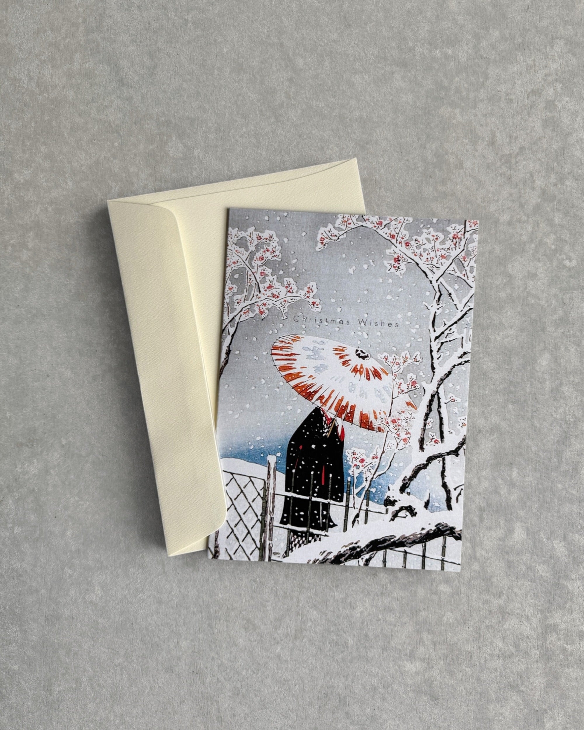 kiku print : christmas card - winter blossom