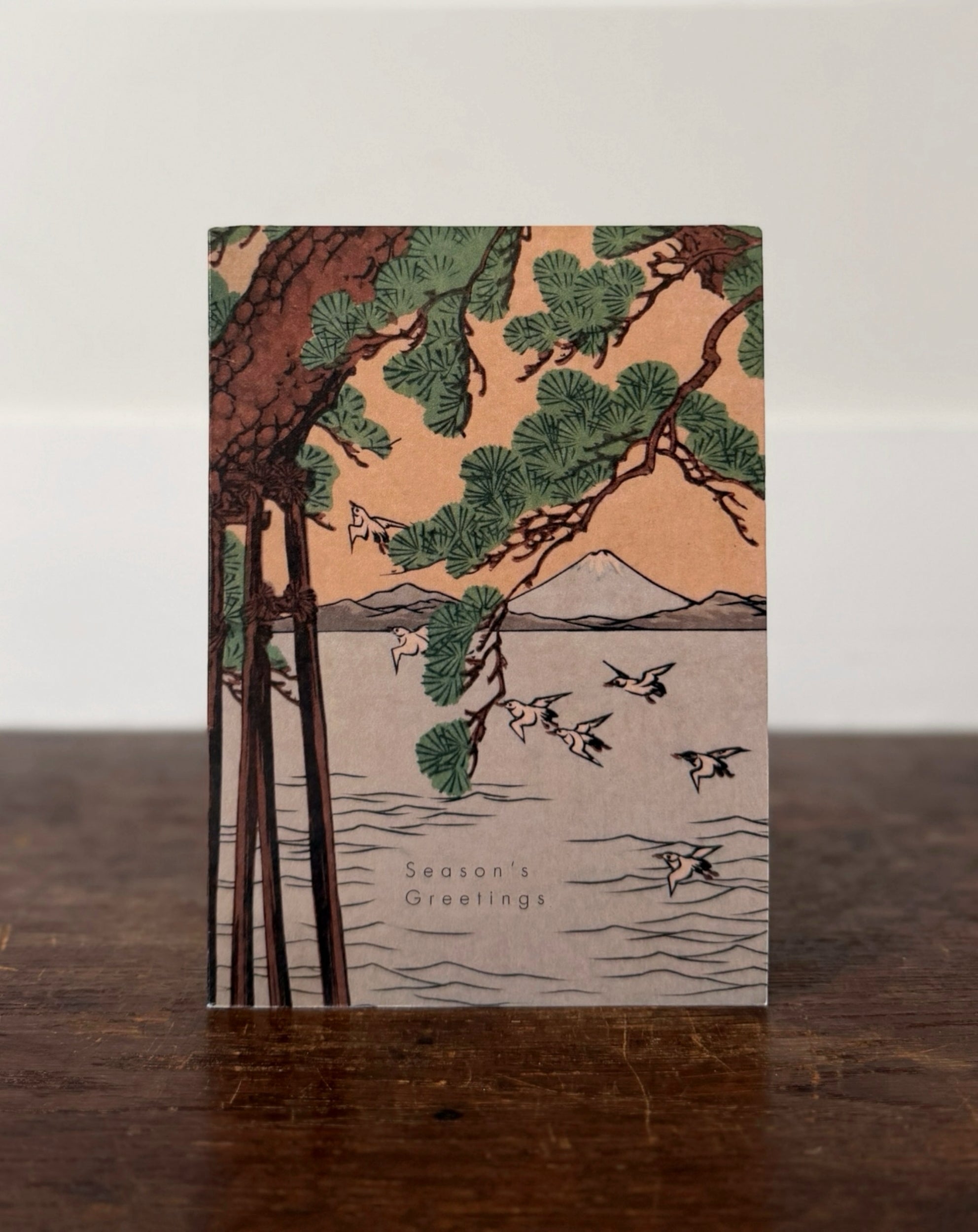 kiku print : christmas card - Japanese pine