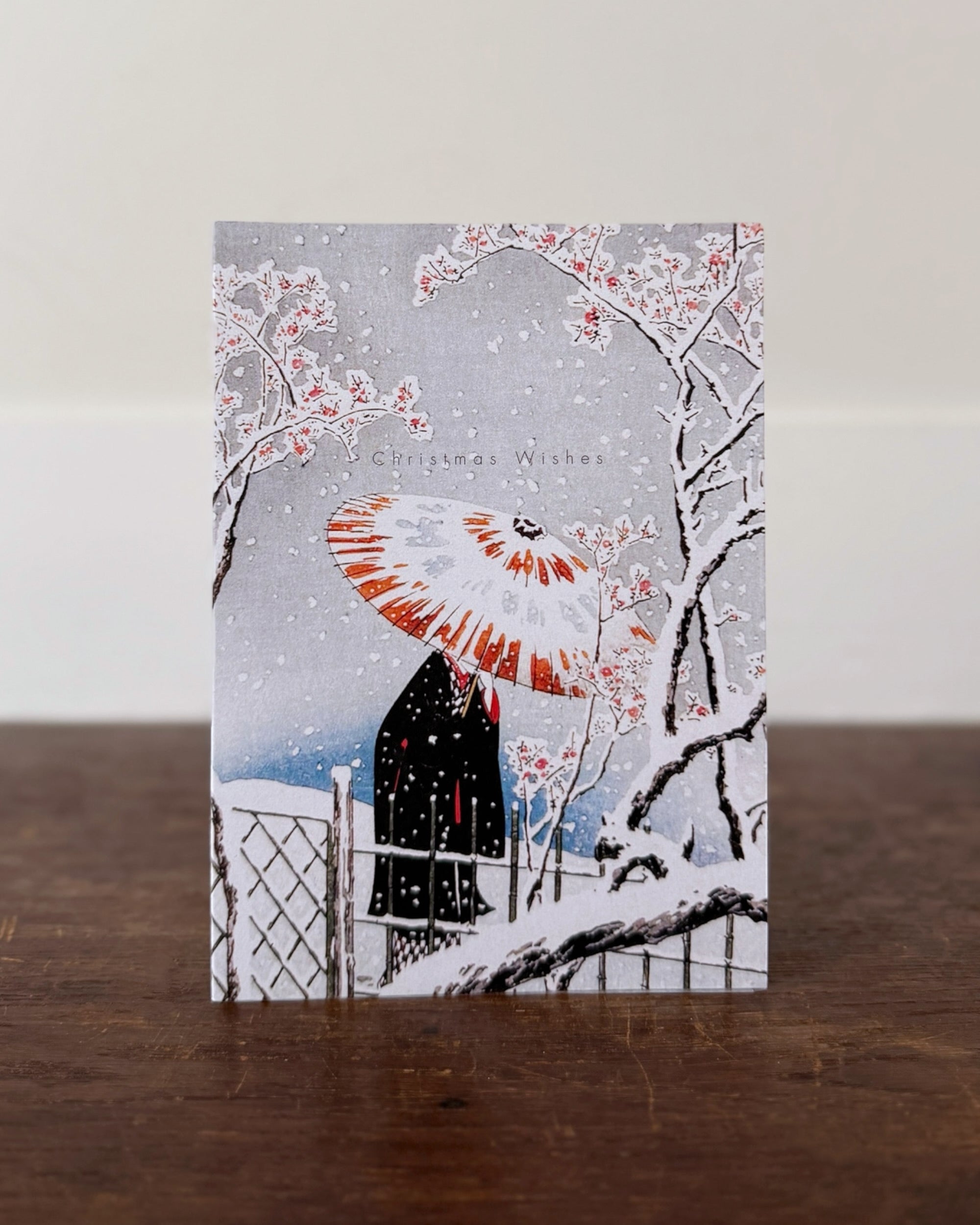 kiku print : christmas card - winter blossom
