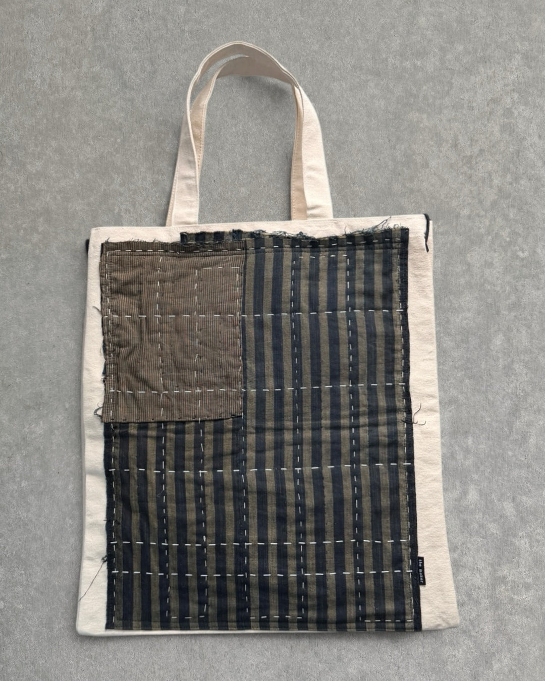 'm' for the maker : kinship tote bag