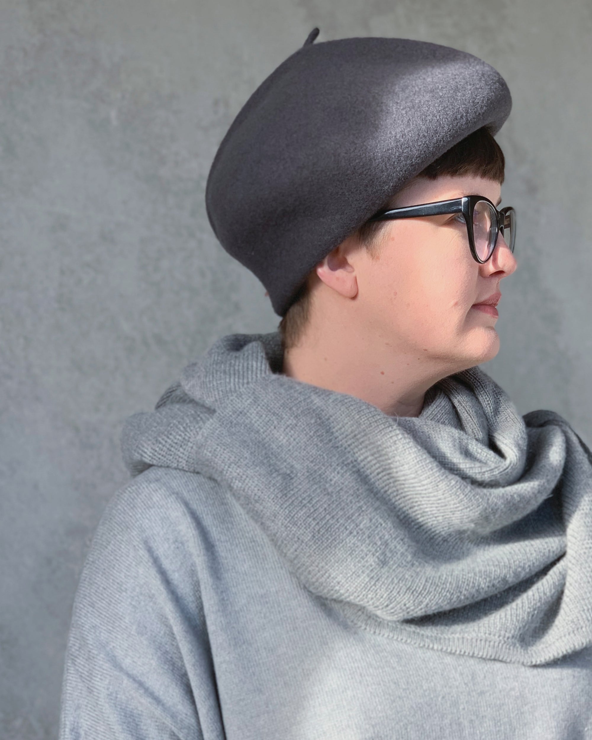 kopka : merino roll up beret