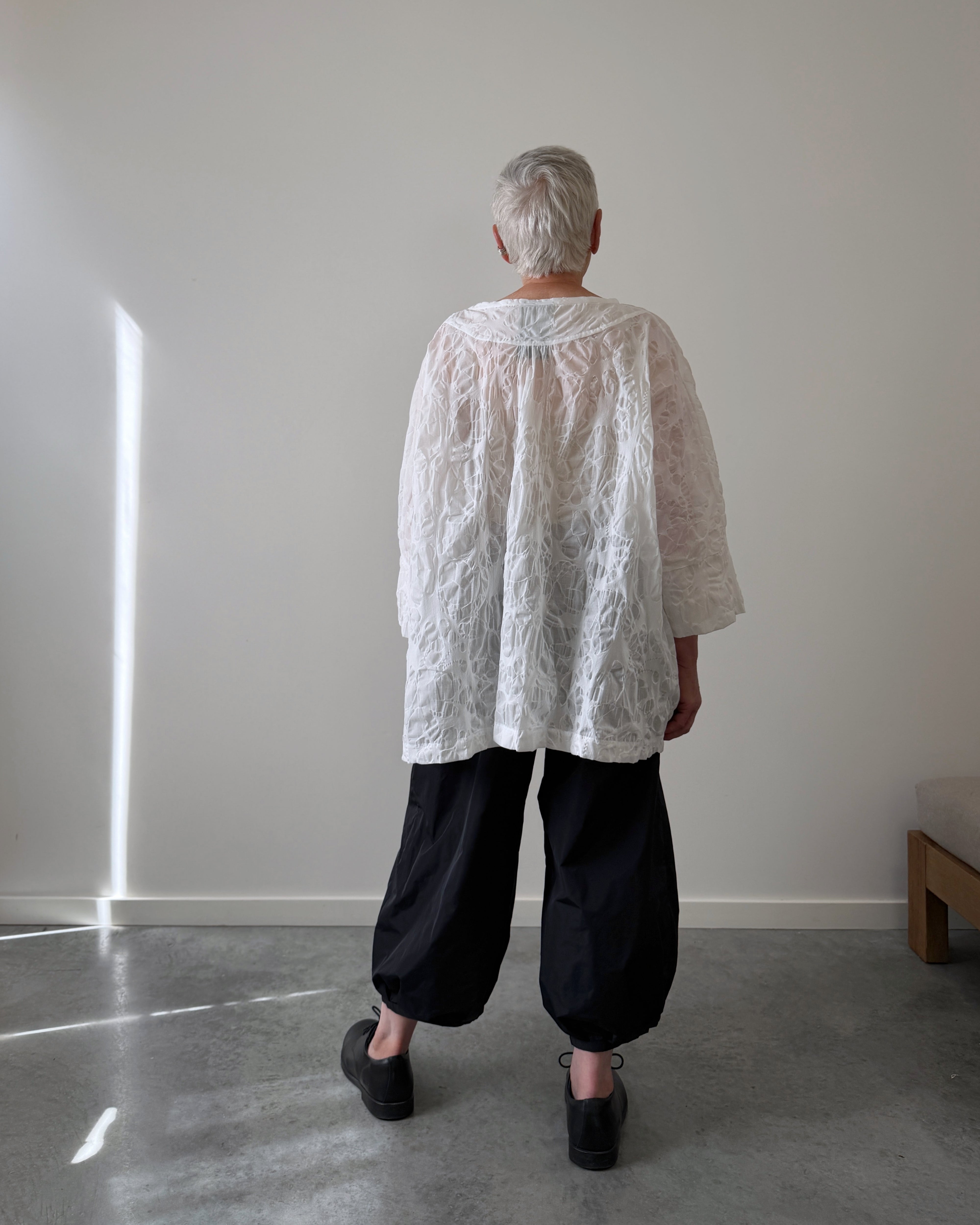 LJ struthers : cotton lunar smock