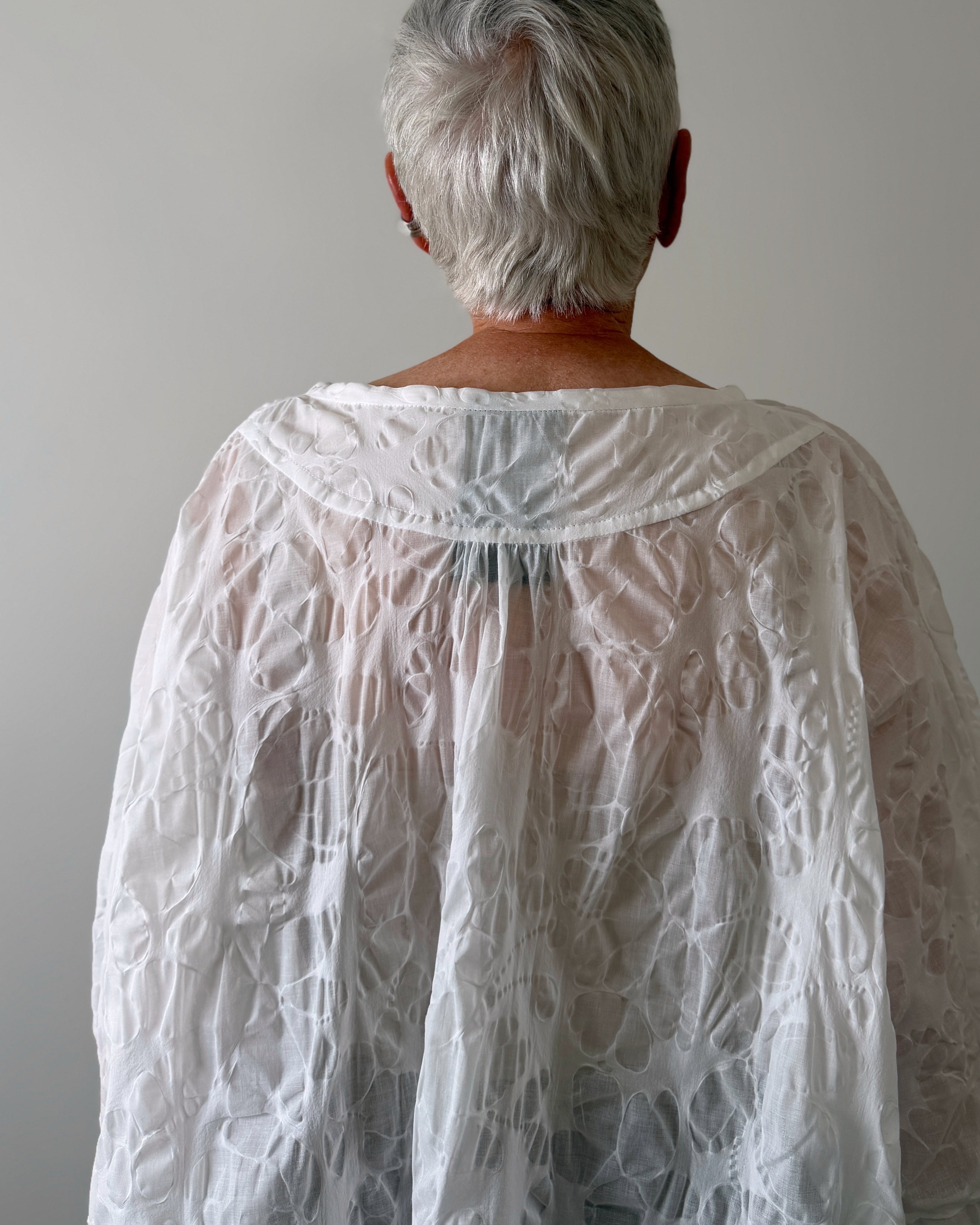 LJ struthers : cotton lunar smock