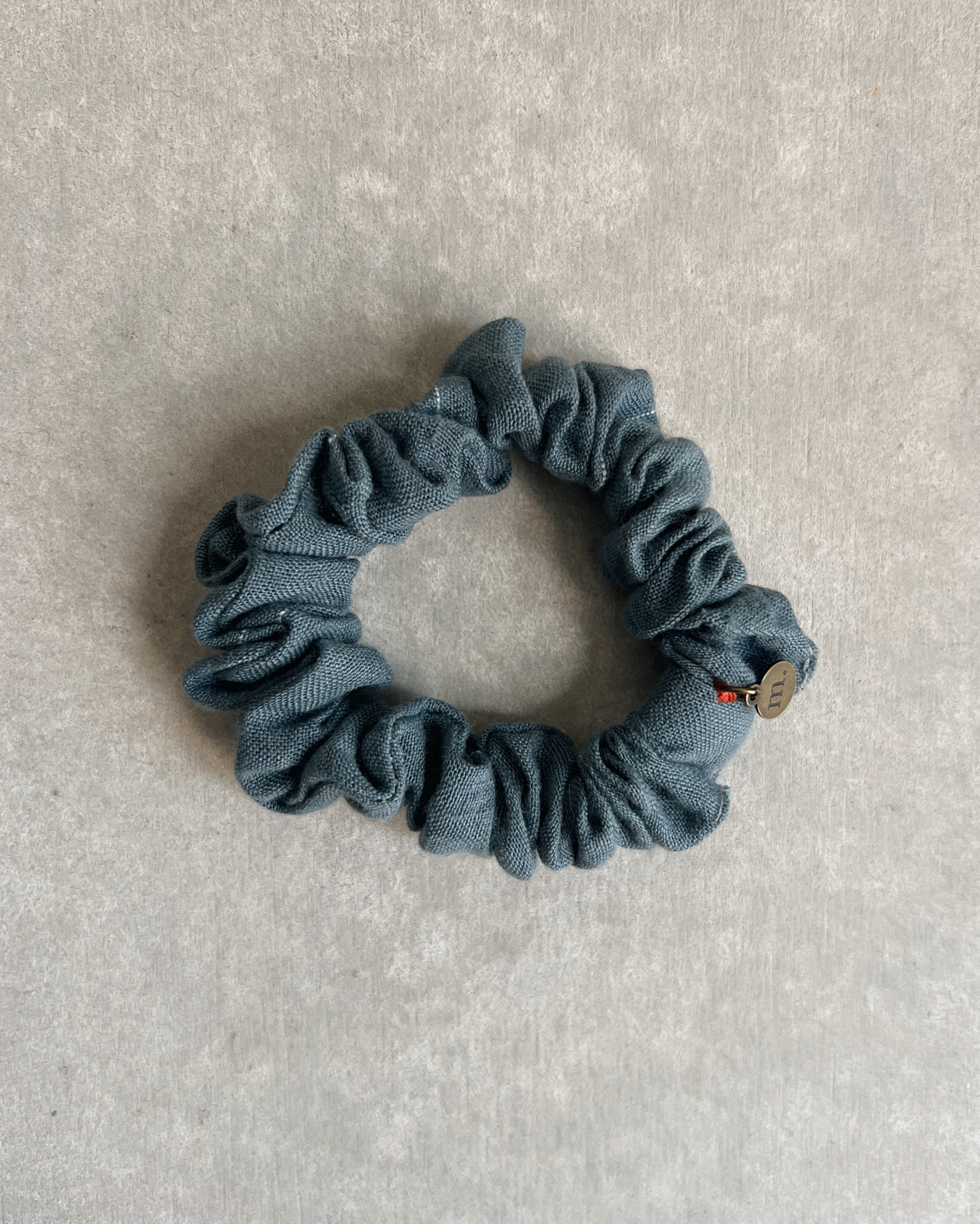japanese linen scrunchie sewn in hobart