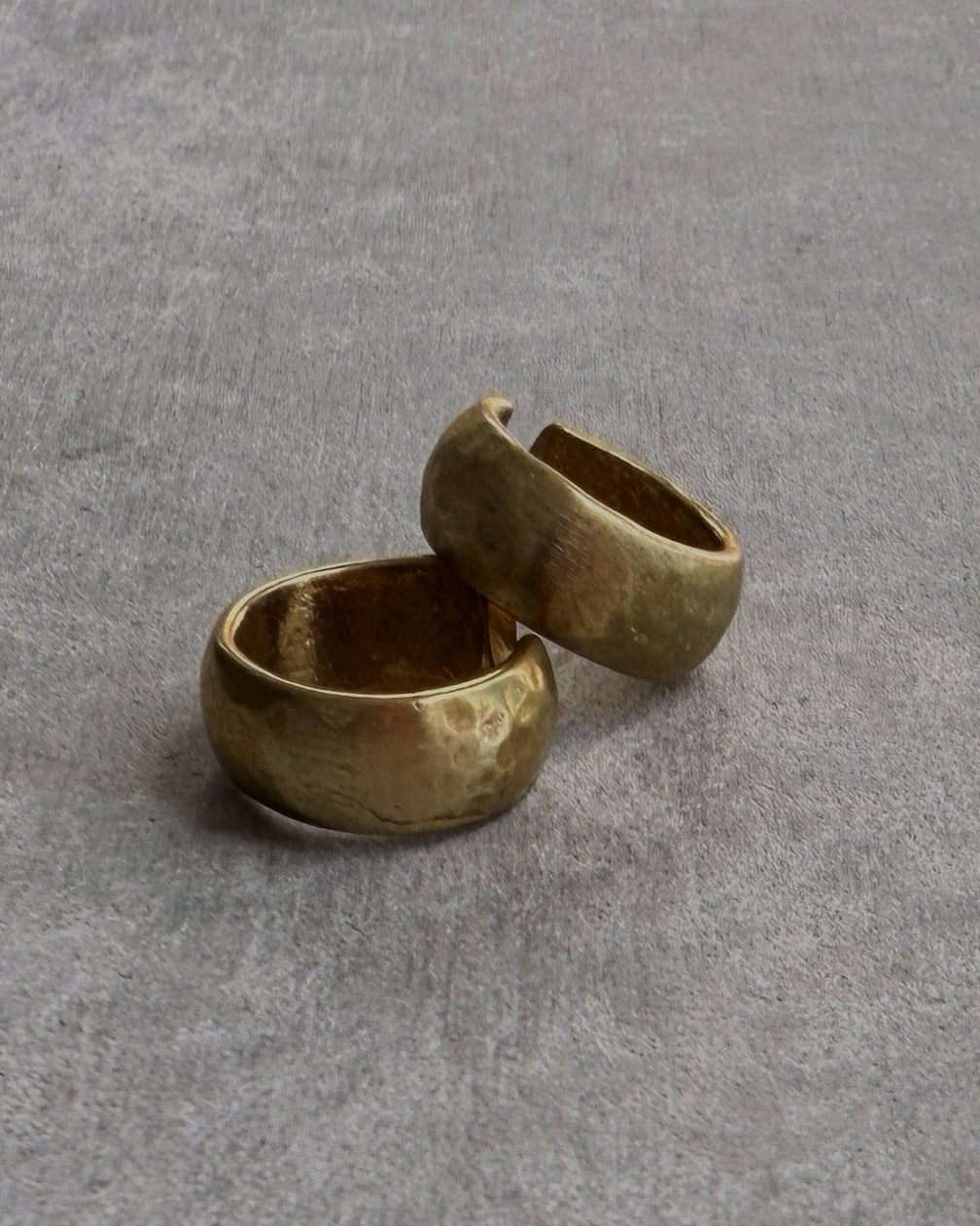 milk-toast : curiosity brass ear cuff