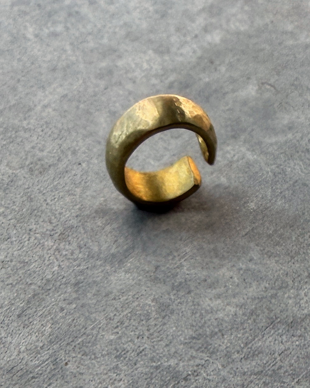 milk-toast : curiosity brass ear cuff