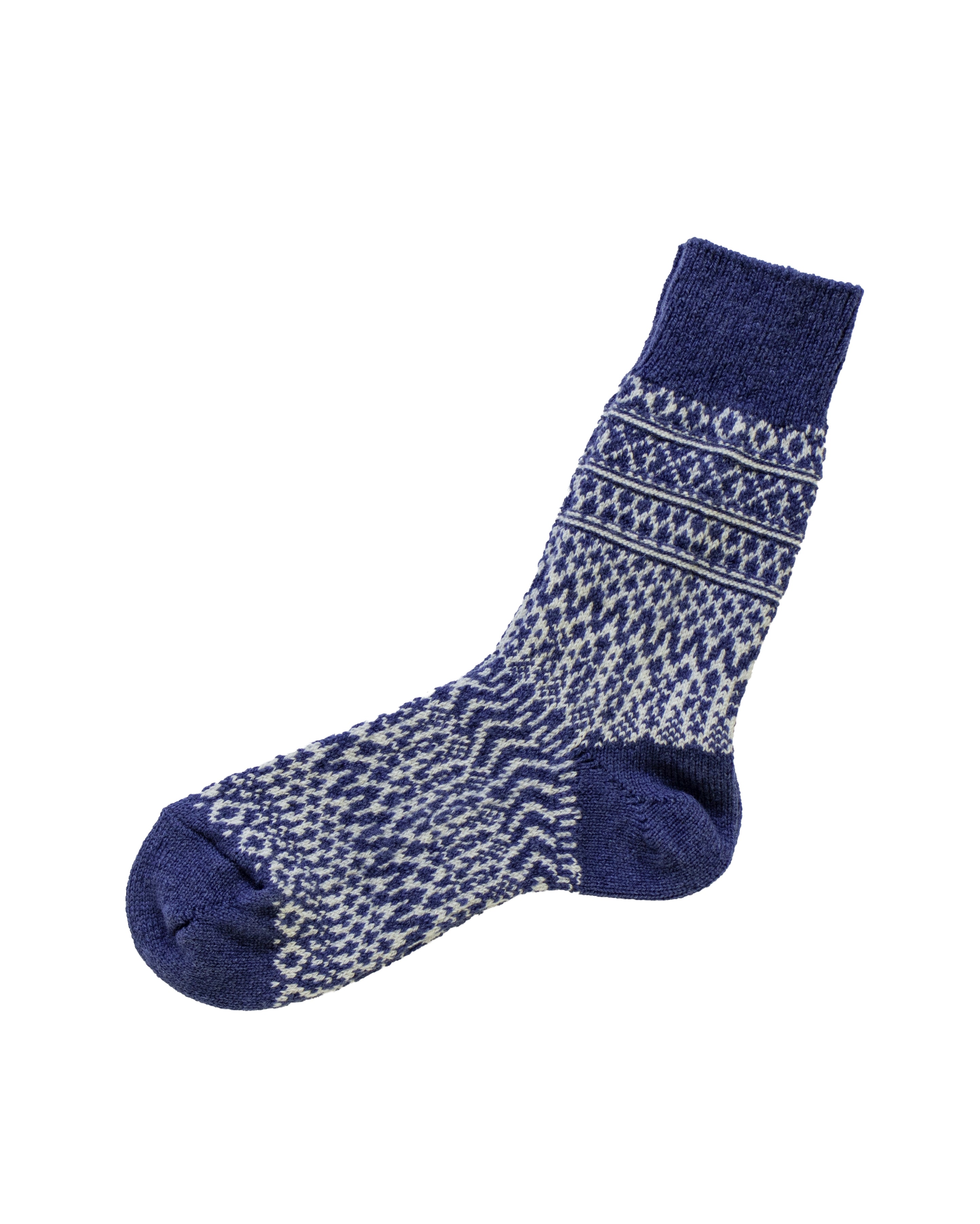 nishiguchi kutsushita : oslo wool jacquard socks
