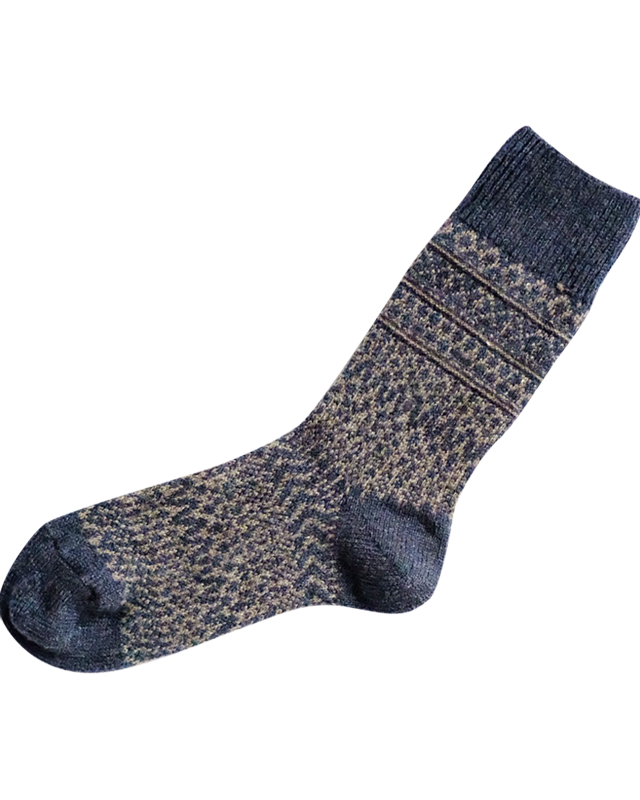 nishiguchi kutsushita : oslo wool jacquard socks