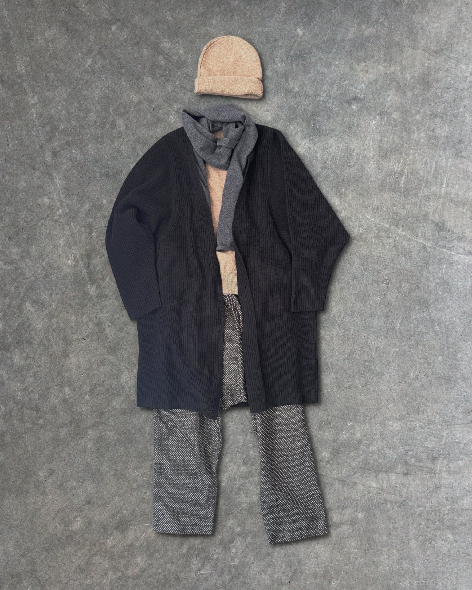 cashmerism : opulence coat in black