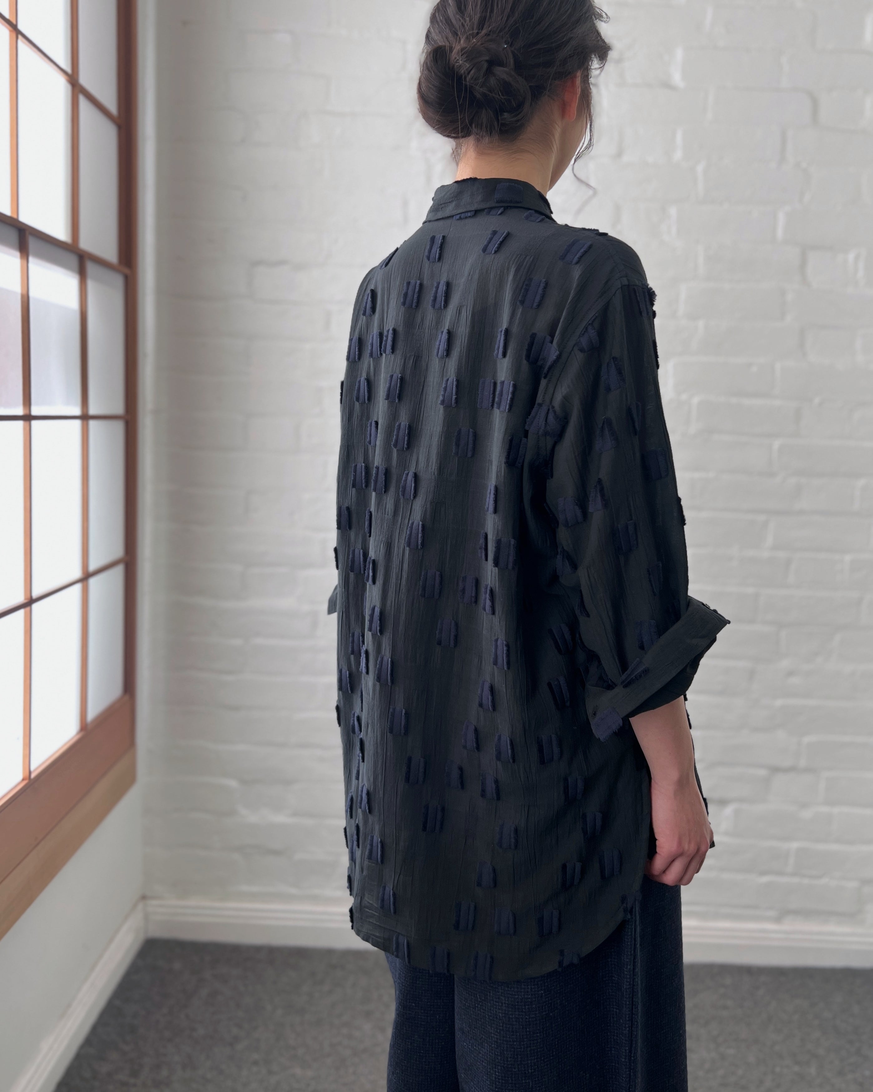 LJ struthers : cotton feature shirt