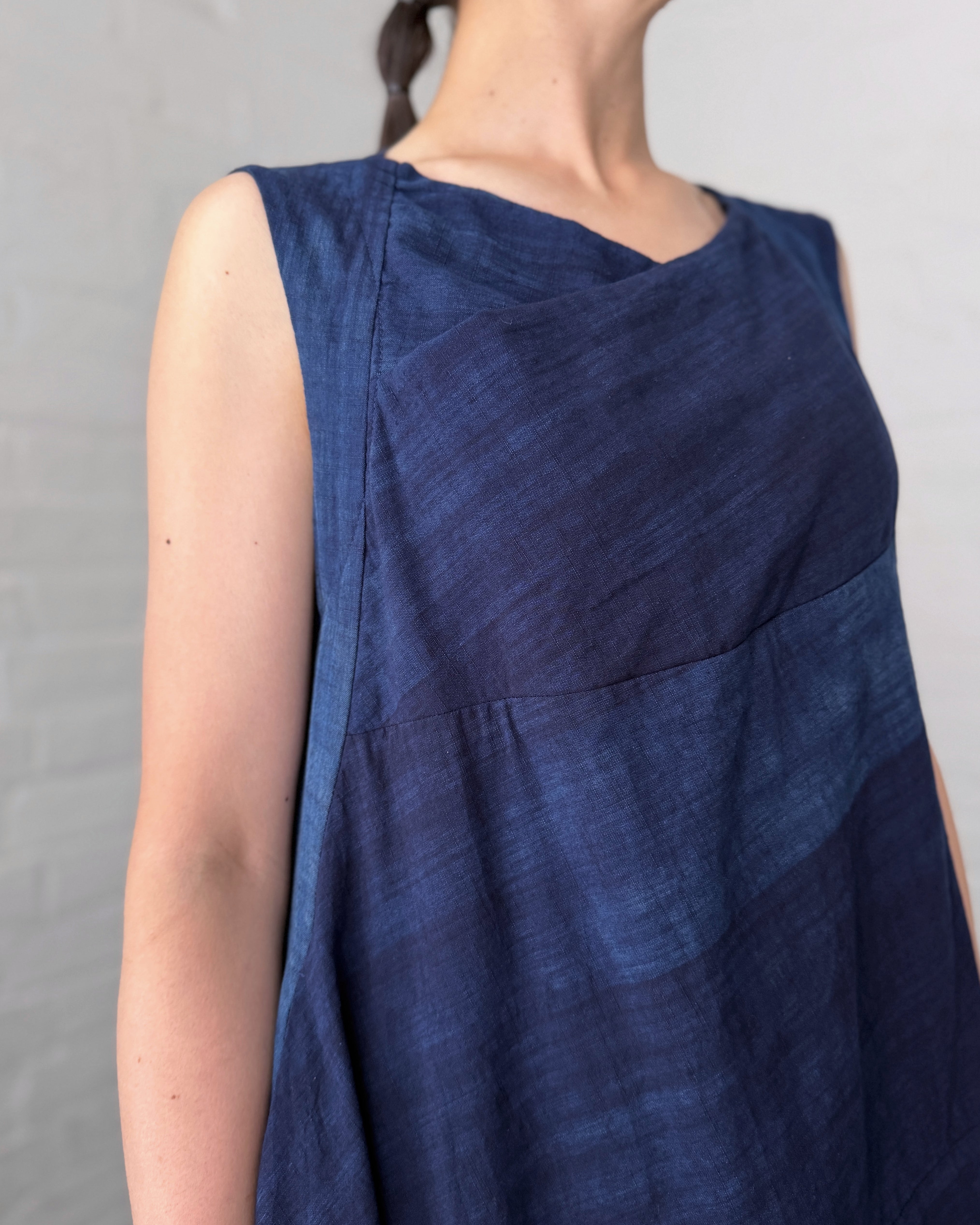 Kasuri : indigo dress