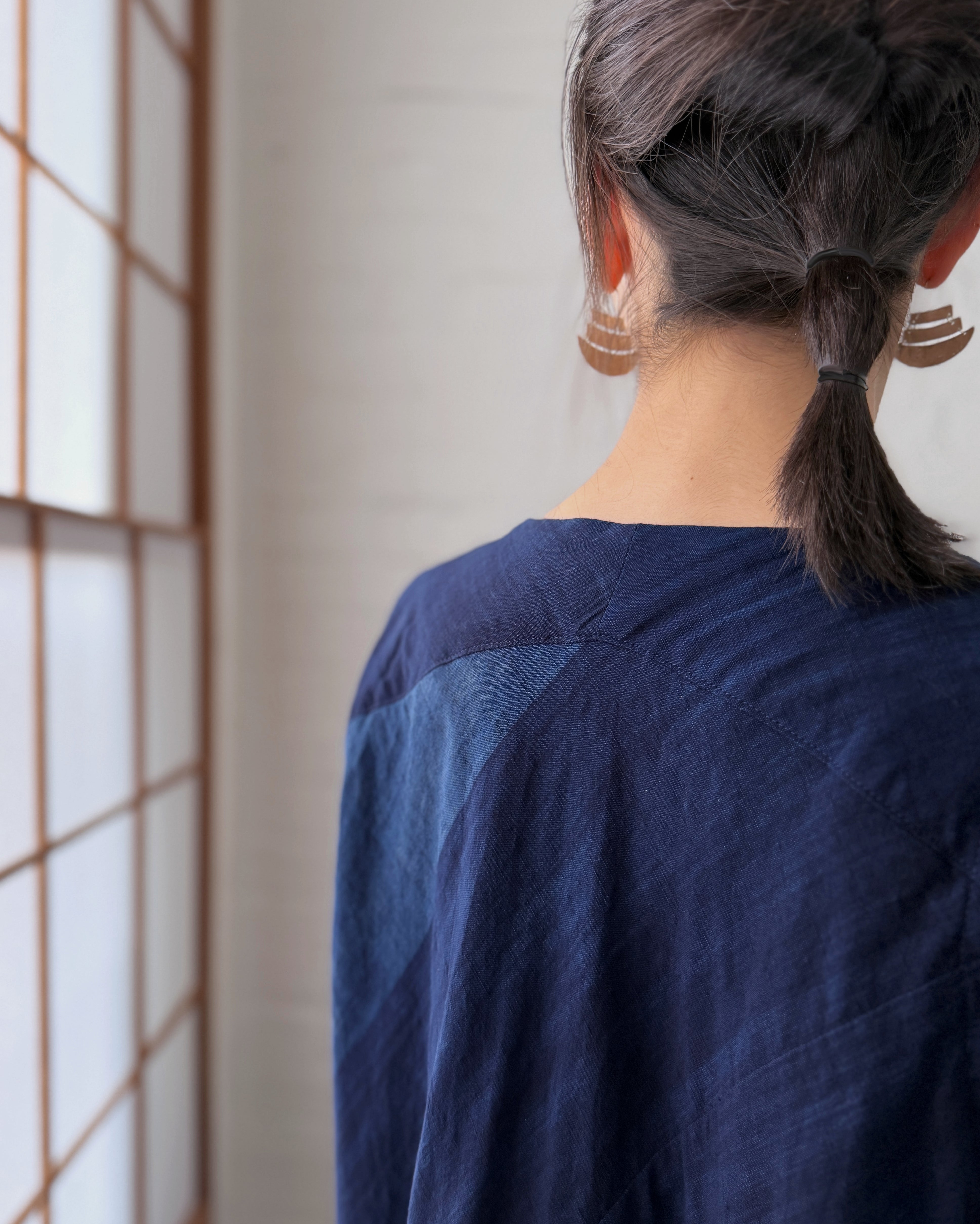 Kasuri : indigo dress