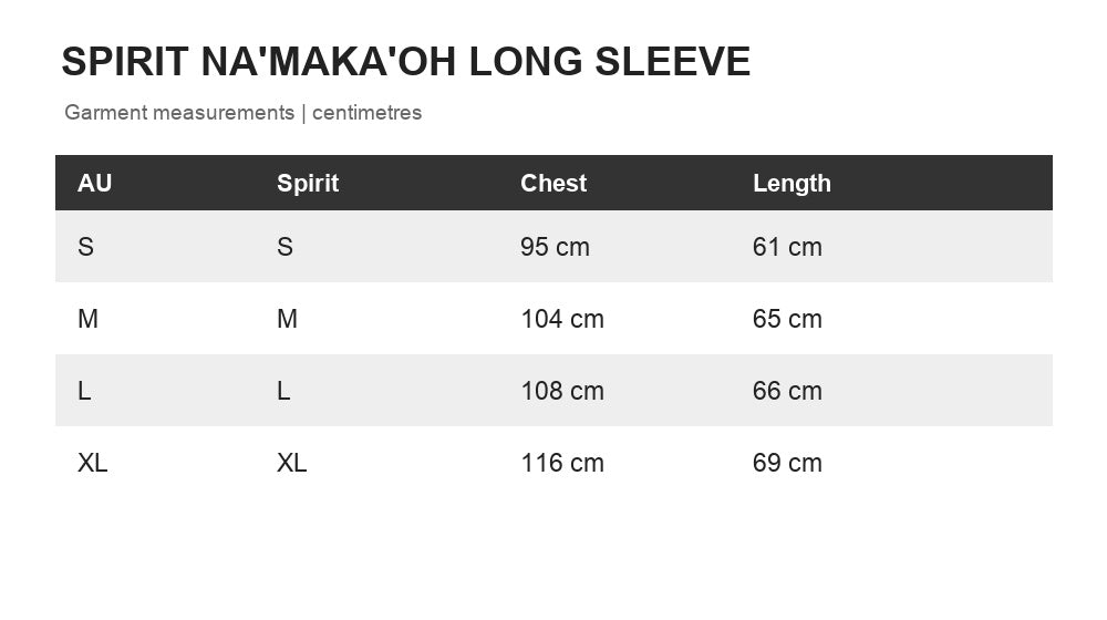 Sunray Spirit : na'maka'oh long sleeve t-shirt in beluga