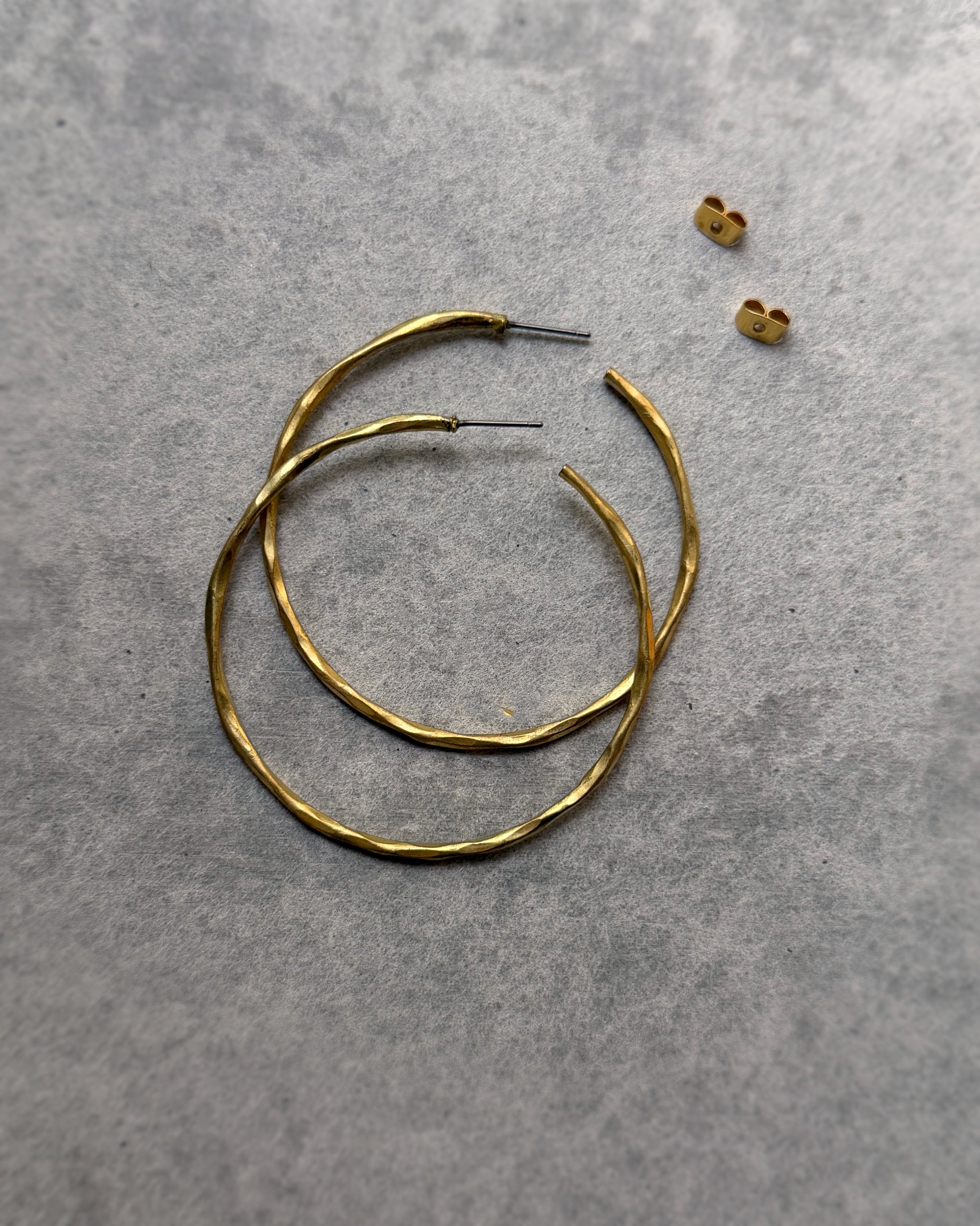 milk-toast : spirited hoop earrings