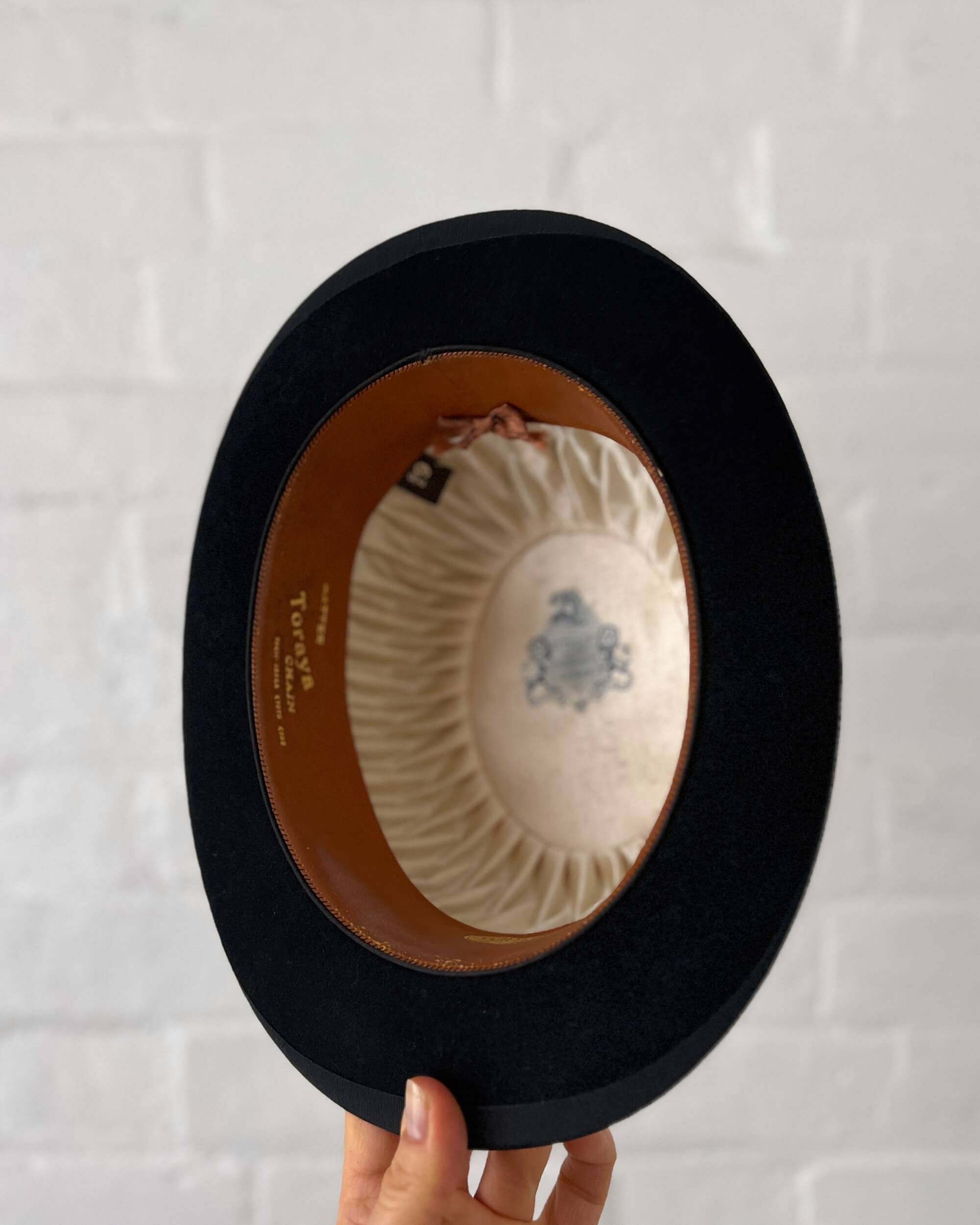 japanese made bowler hat from toraya chain hatter