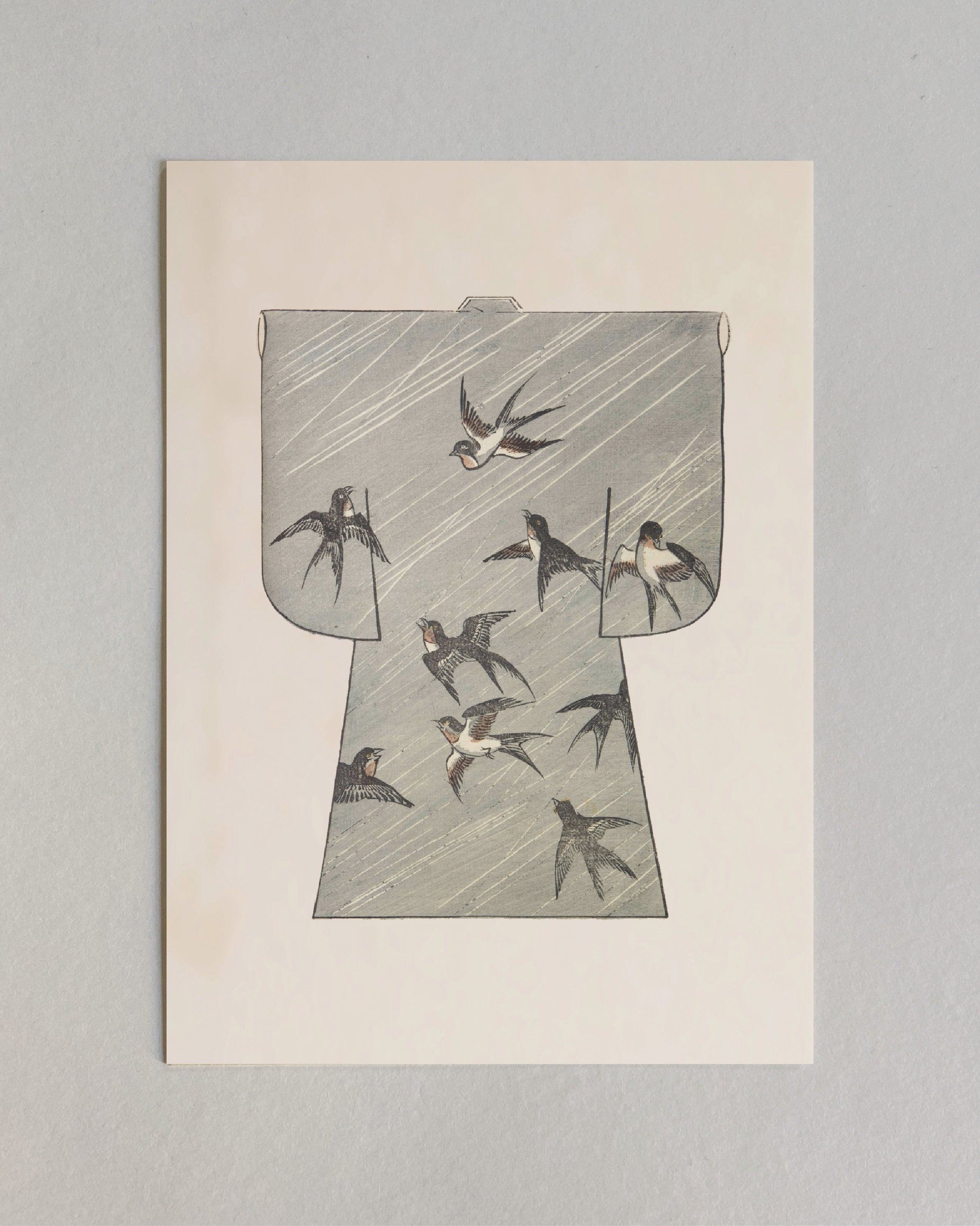 kiku print : postcard - tsubame