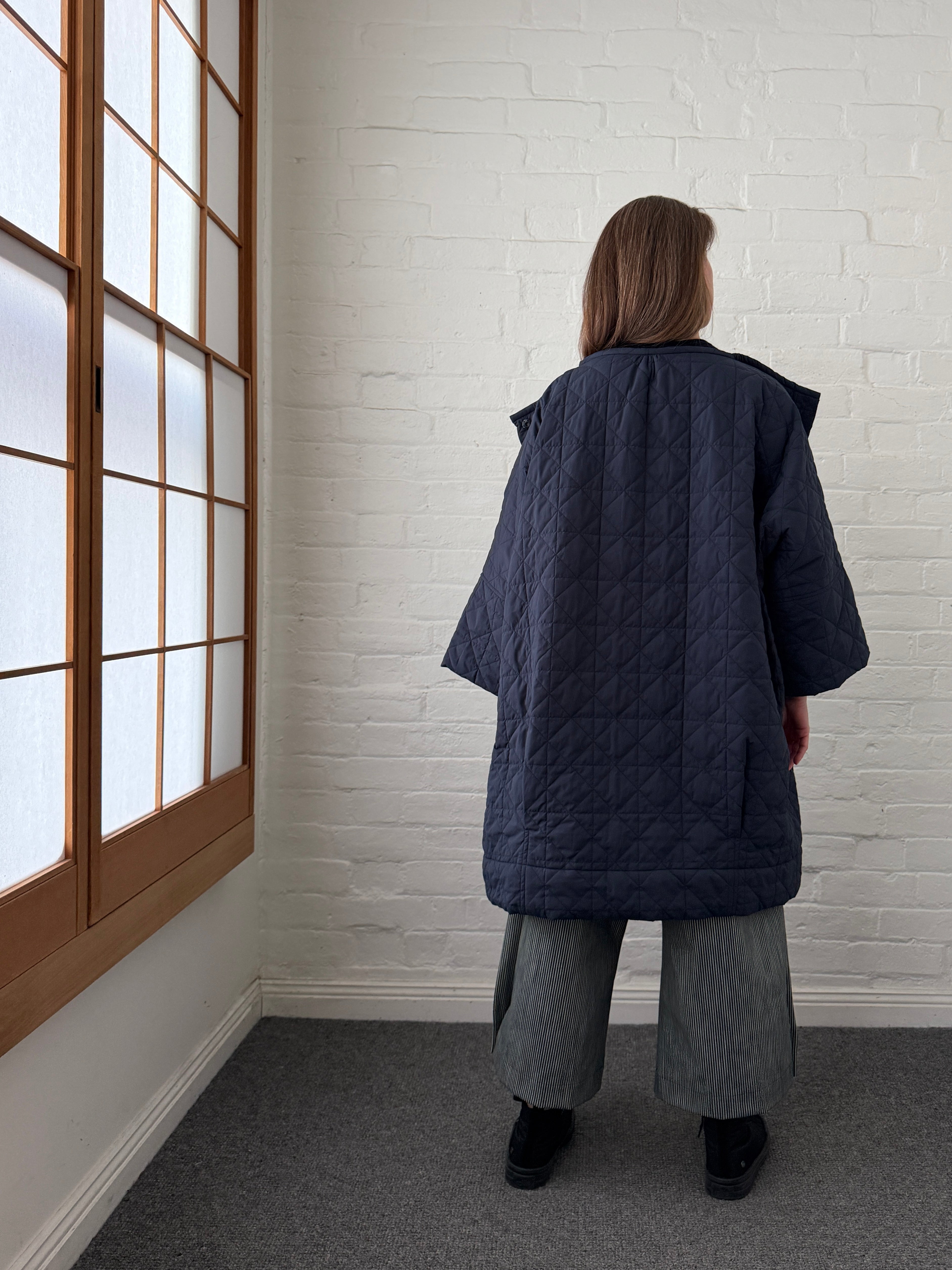 LJ struthers : quilted gallery coat