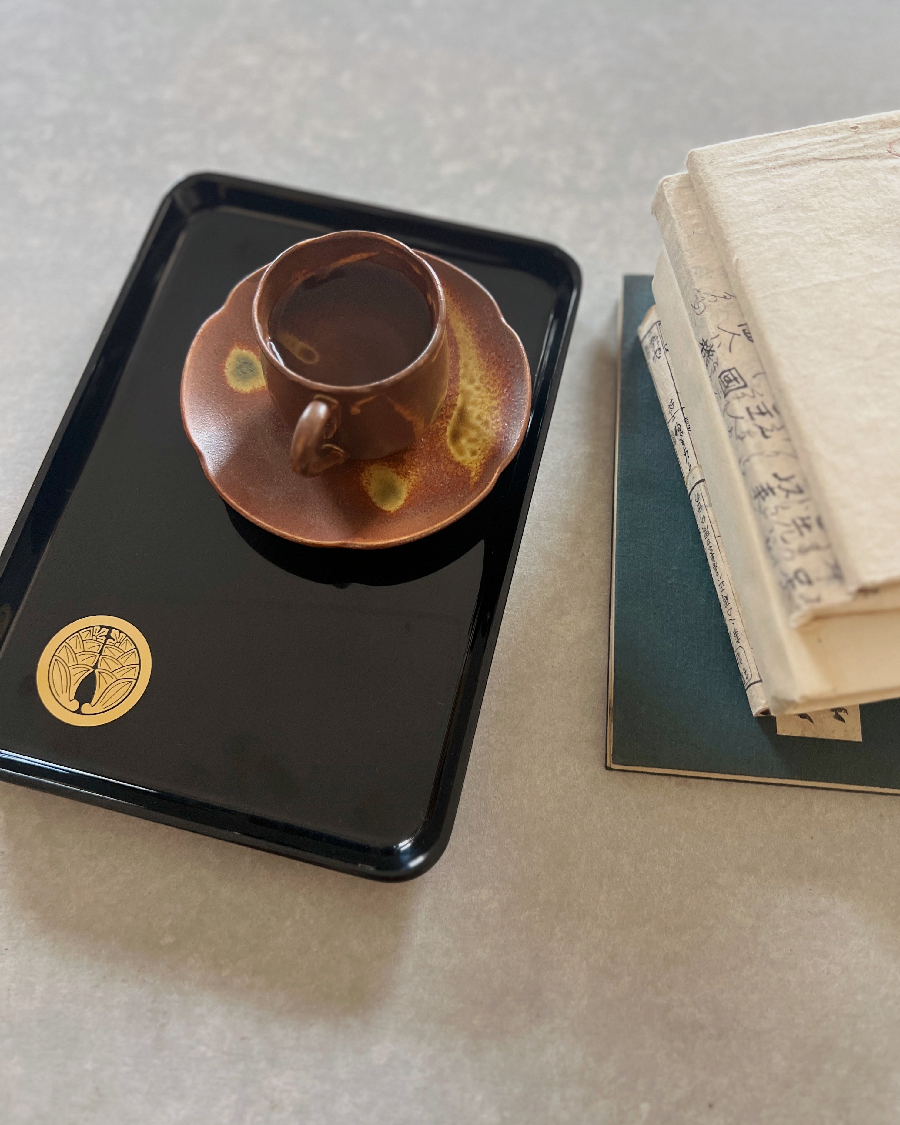 vintage lacquerware tray