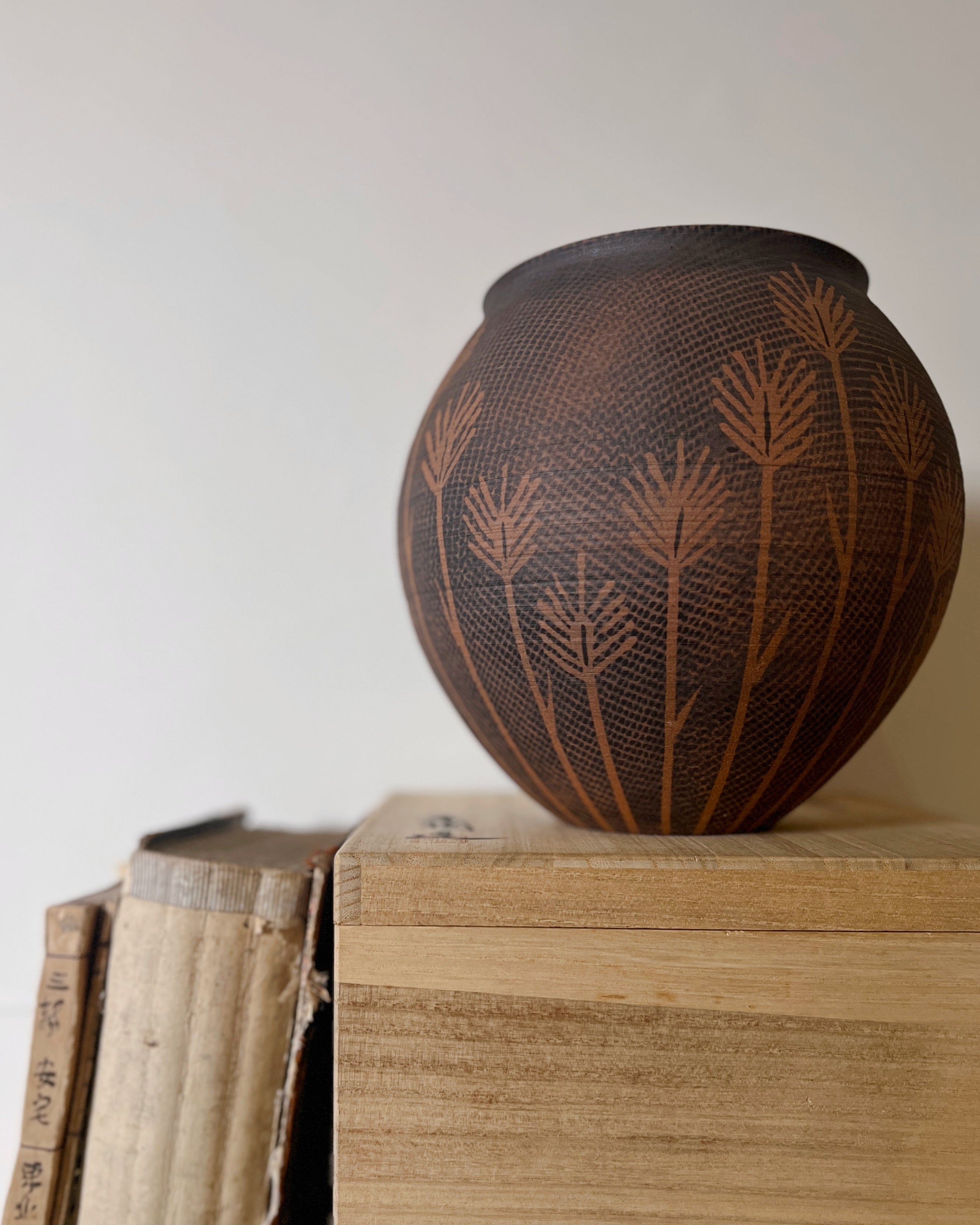 vintage ceramic vase