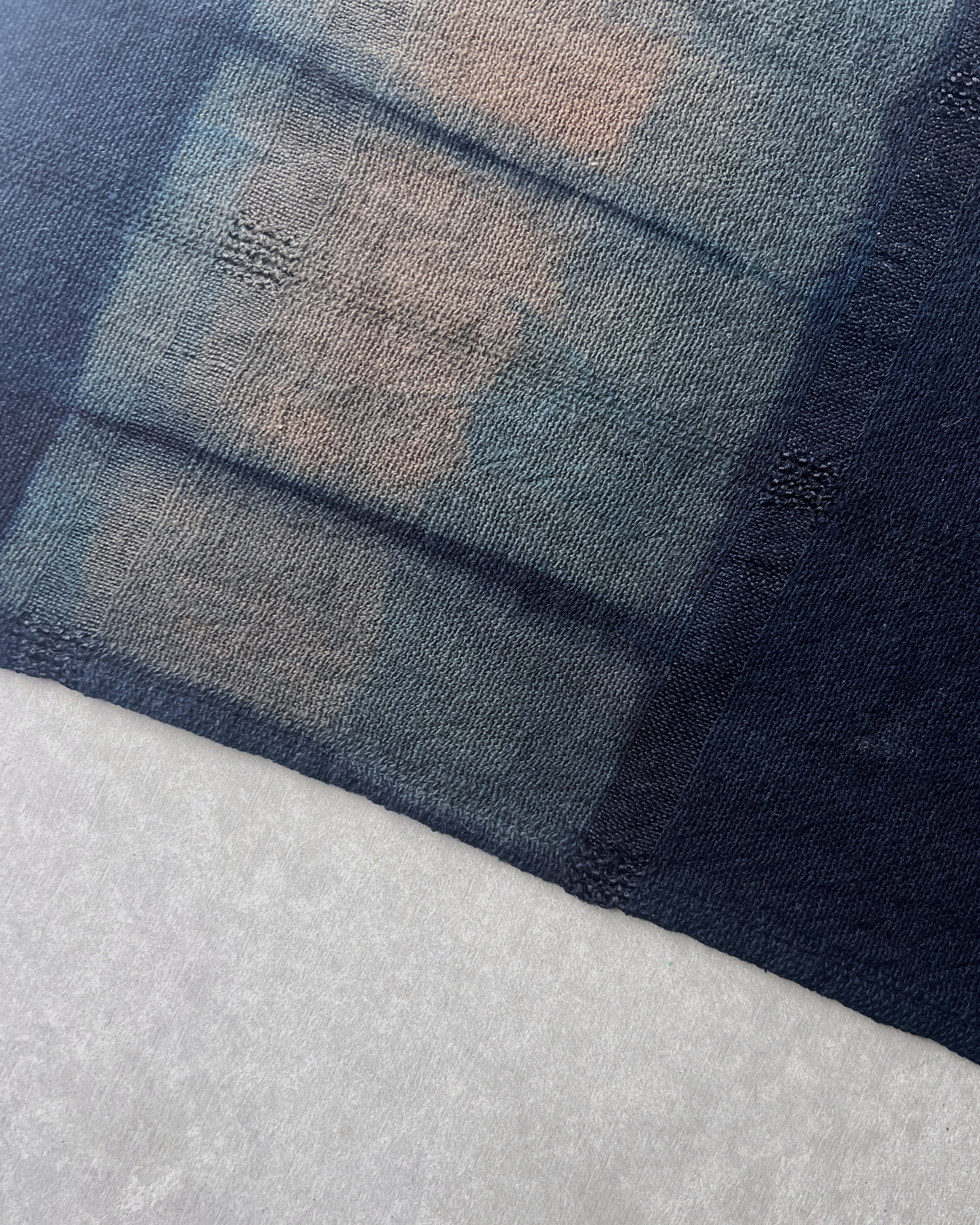 hand dyed indigo cloth