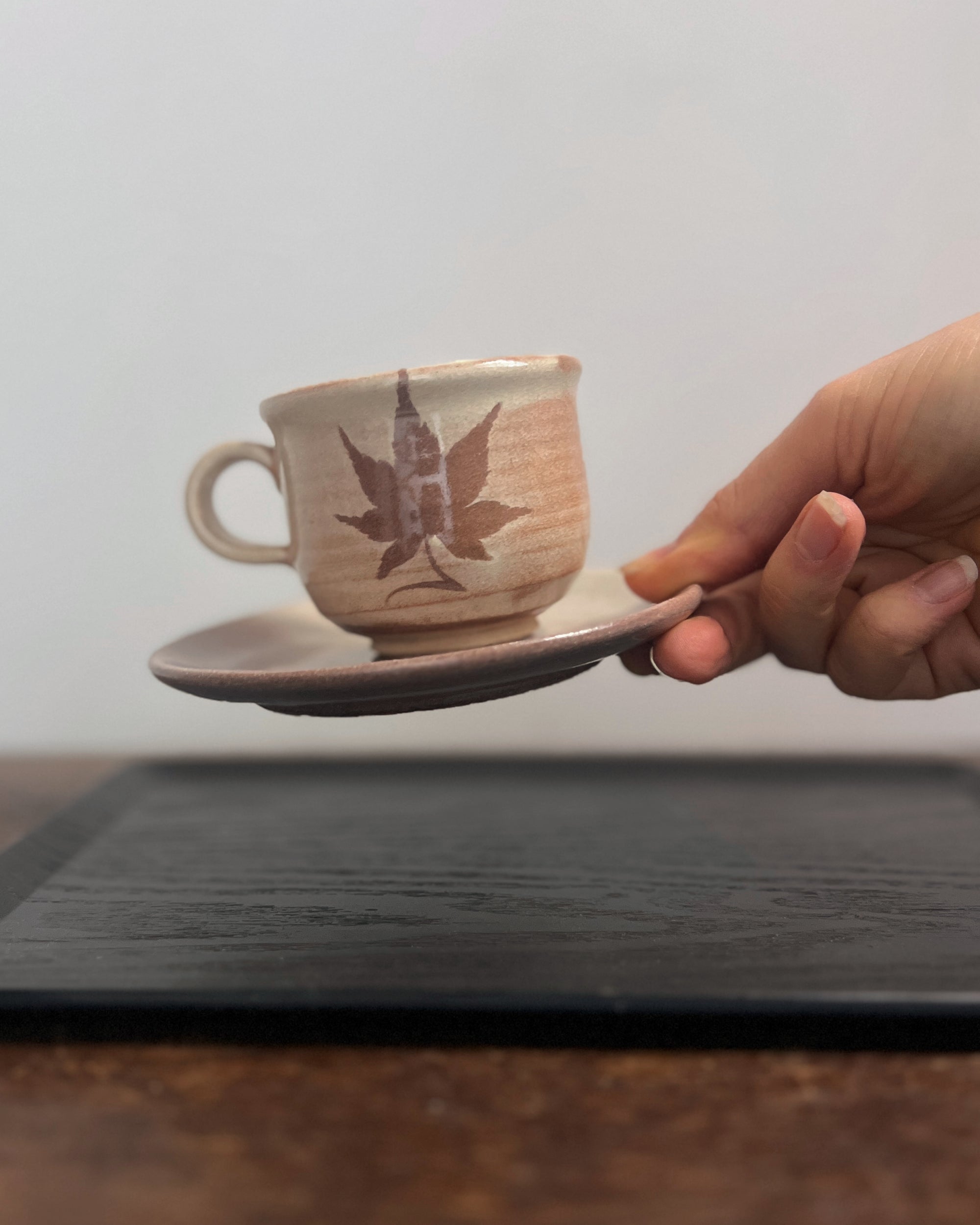vintage ceramic cup & saucer