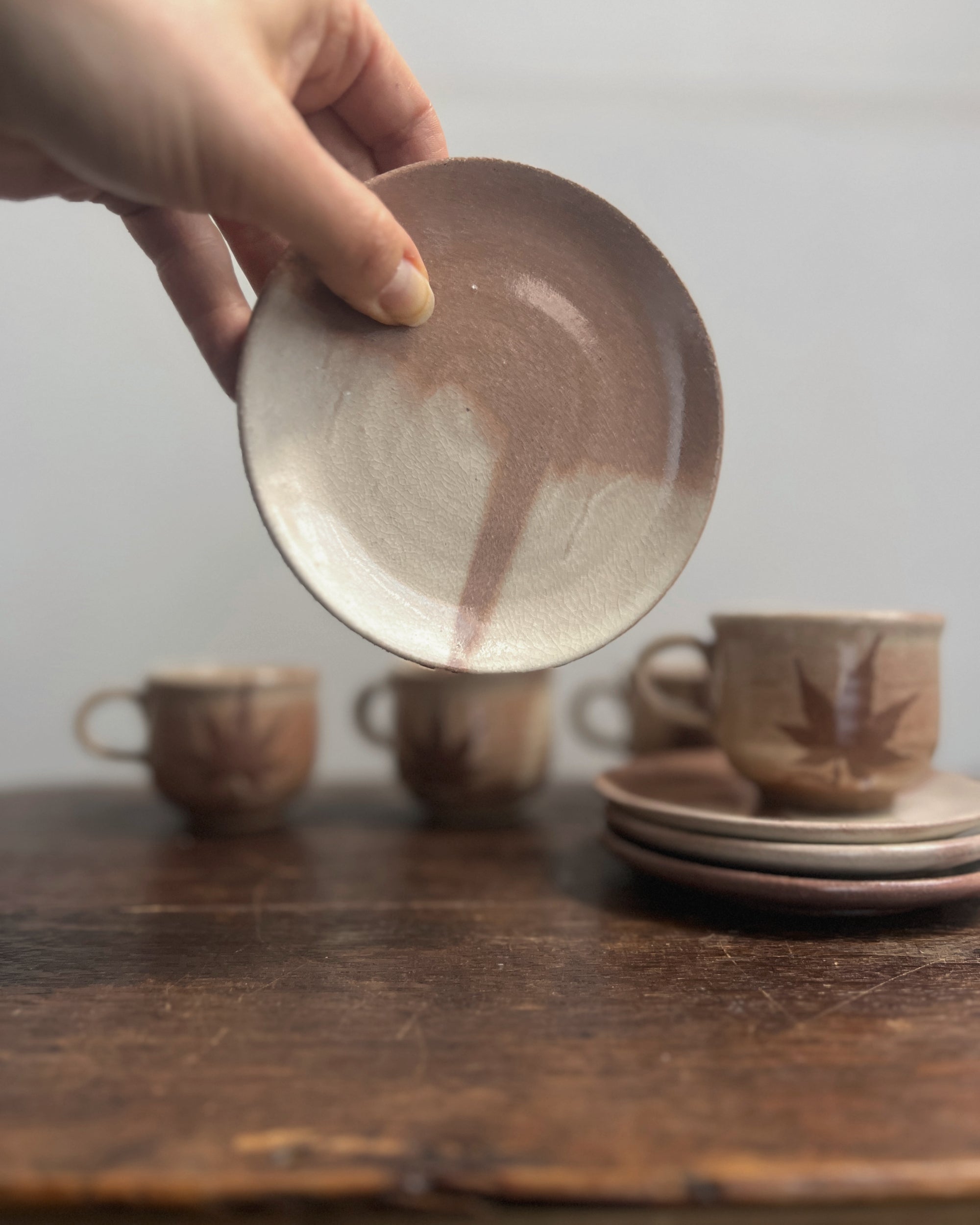 vintage ceramic cup & saucer