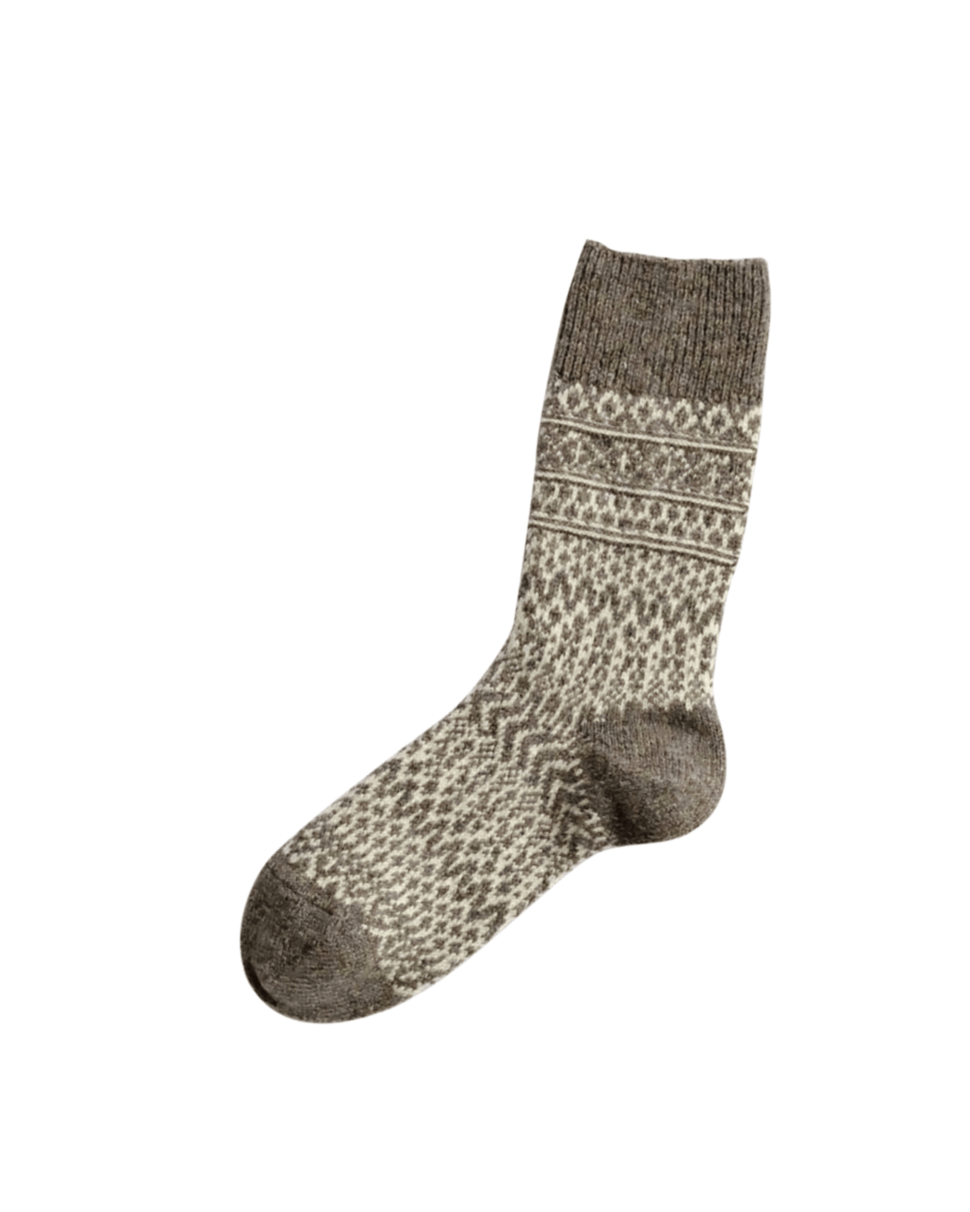 nishiguchi kutsushita : oslo wool jacquard socks
