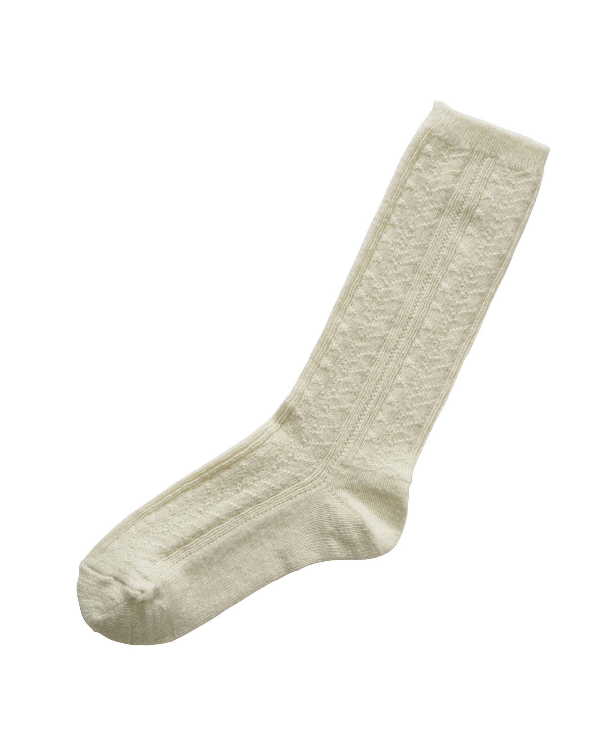 nishiguchi kutsushita : praha alpaca wool cable socks