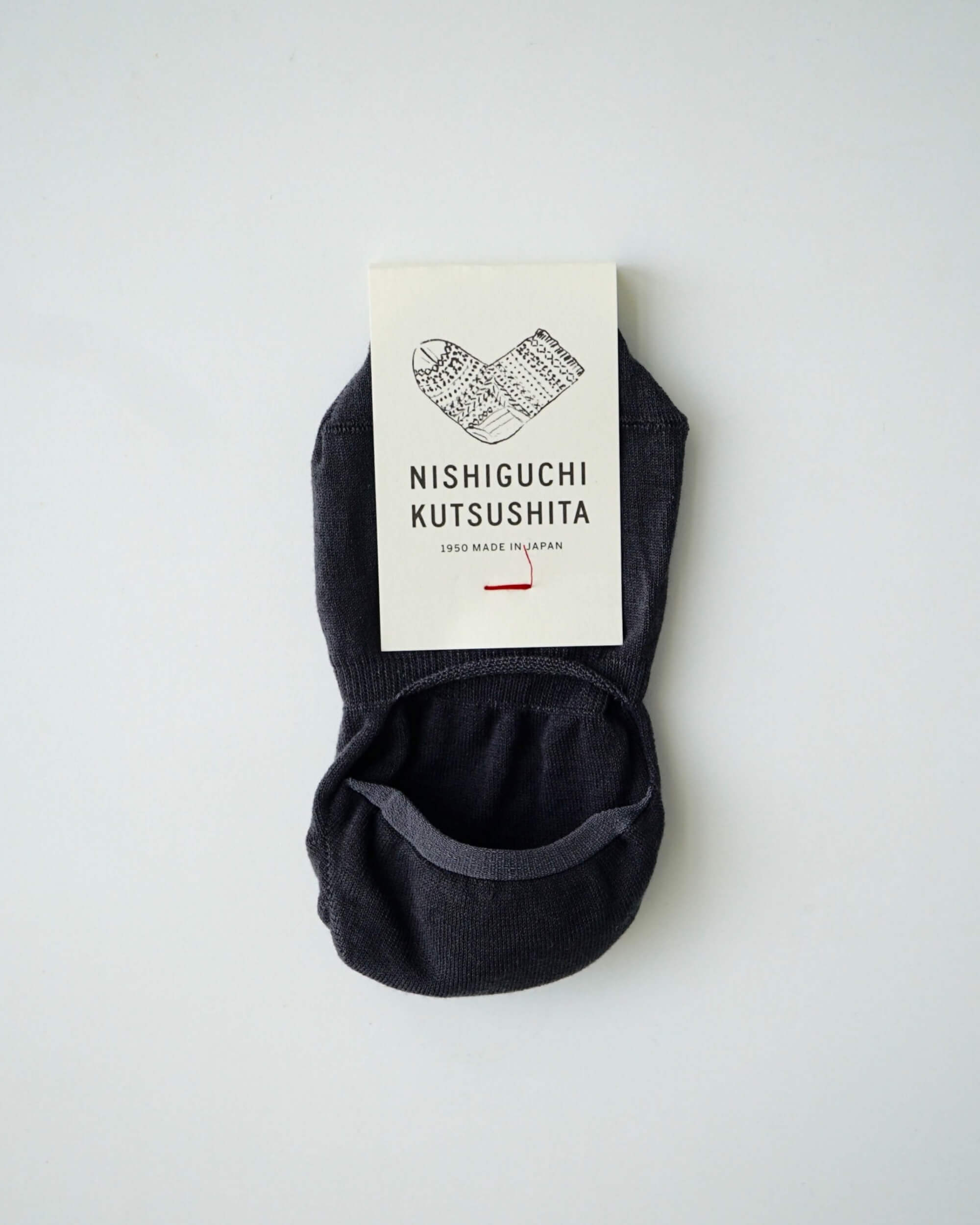nishiguchi kutsushita : praha high-twist cotton no show liners